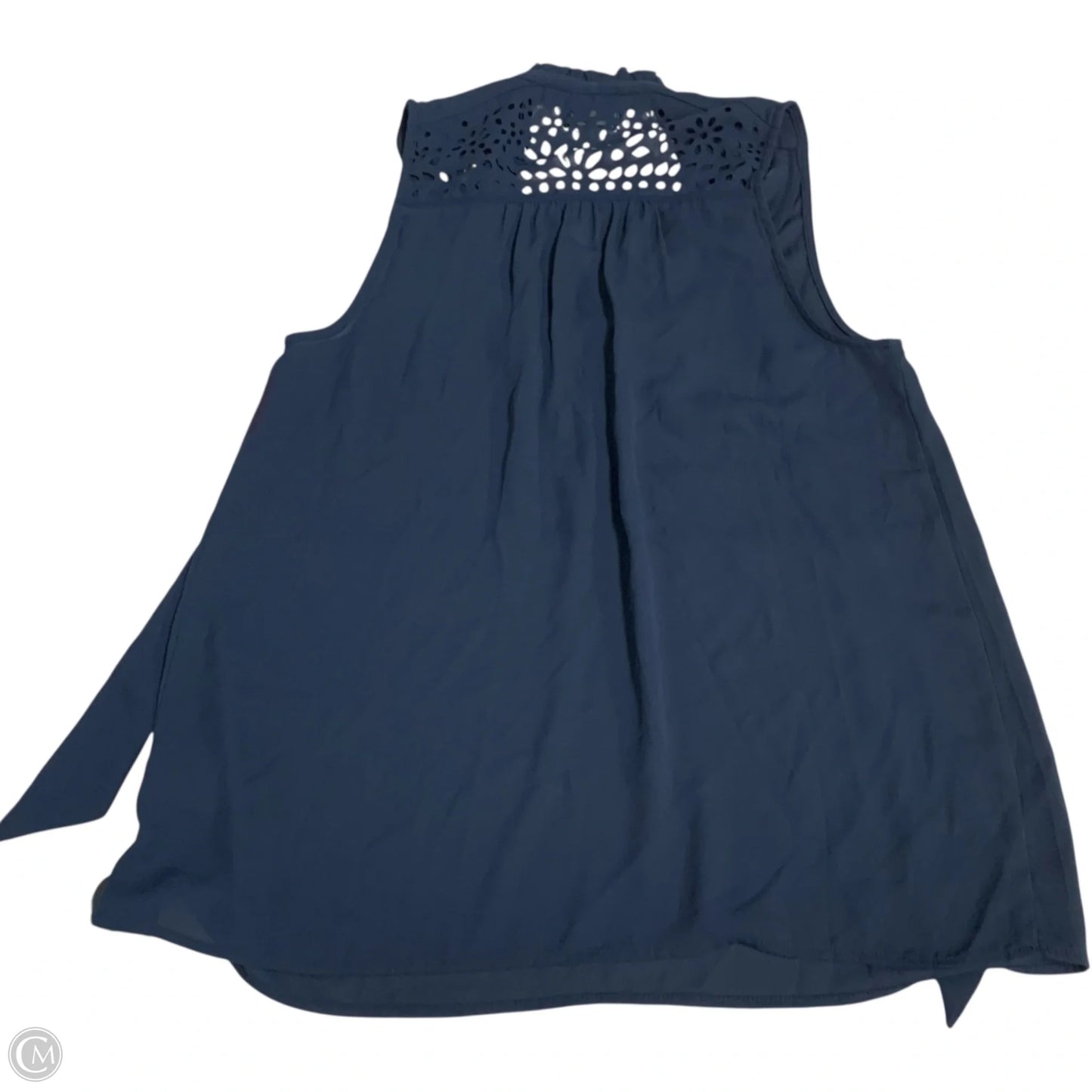 Blouse Sleeveless By Maeve In Navy, Size: S
