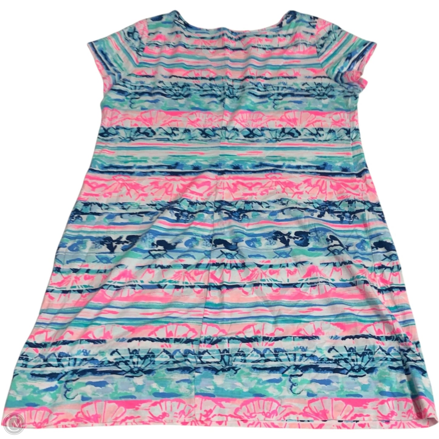 Dress Designer By Lilly Pulitzer In Blue & Pink, Size: Xl