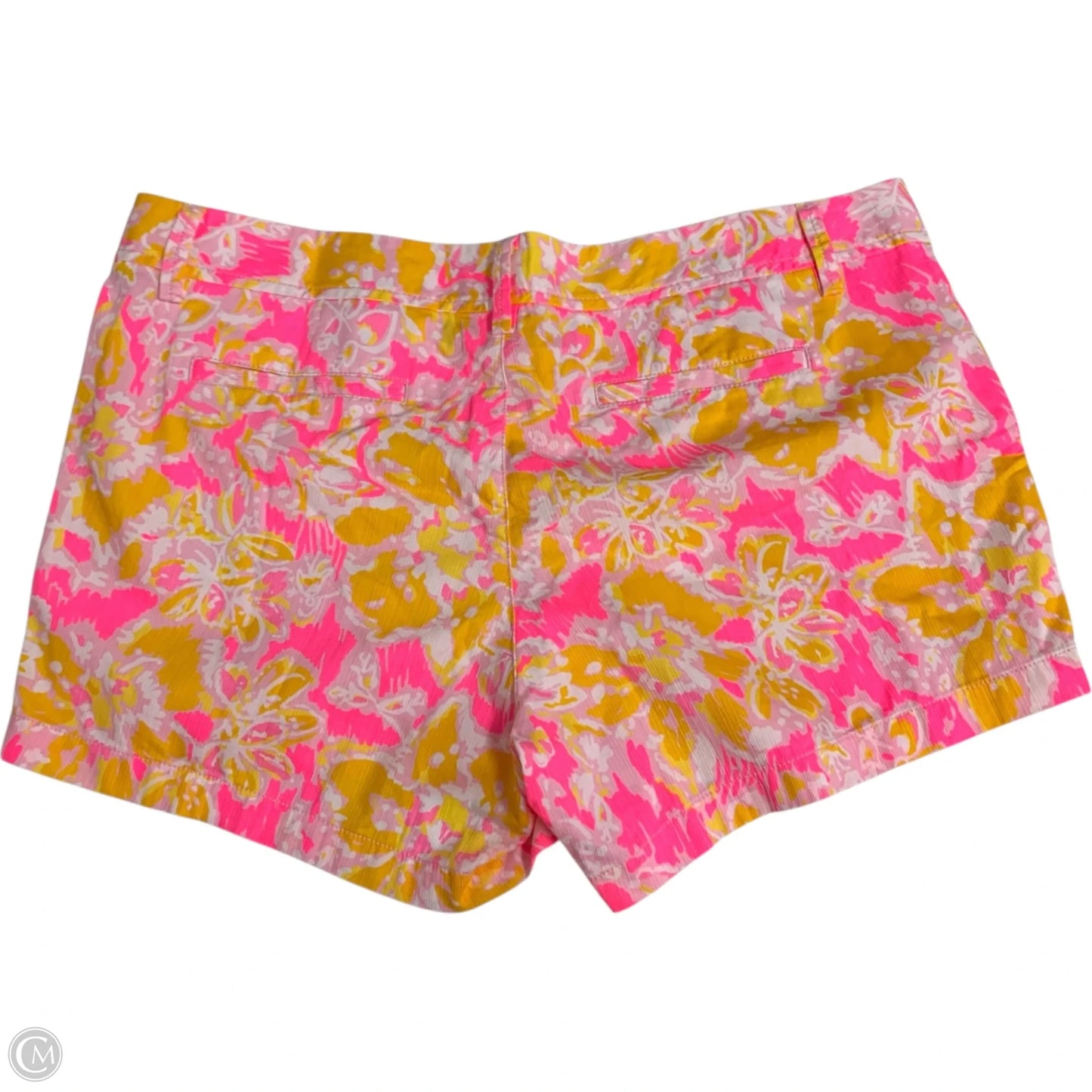 Shorts Designer By Lilly Pulitzer In Pink & Yellow, Size: 16