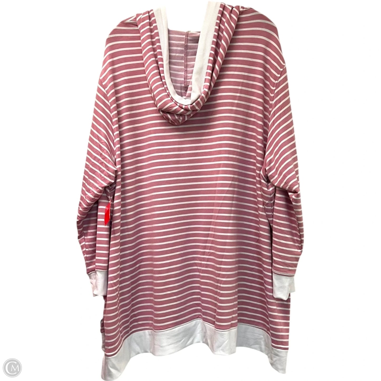 Sweatshirt Hoodie By Jane And Delancey In Pink, Size: 3x