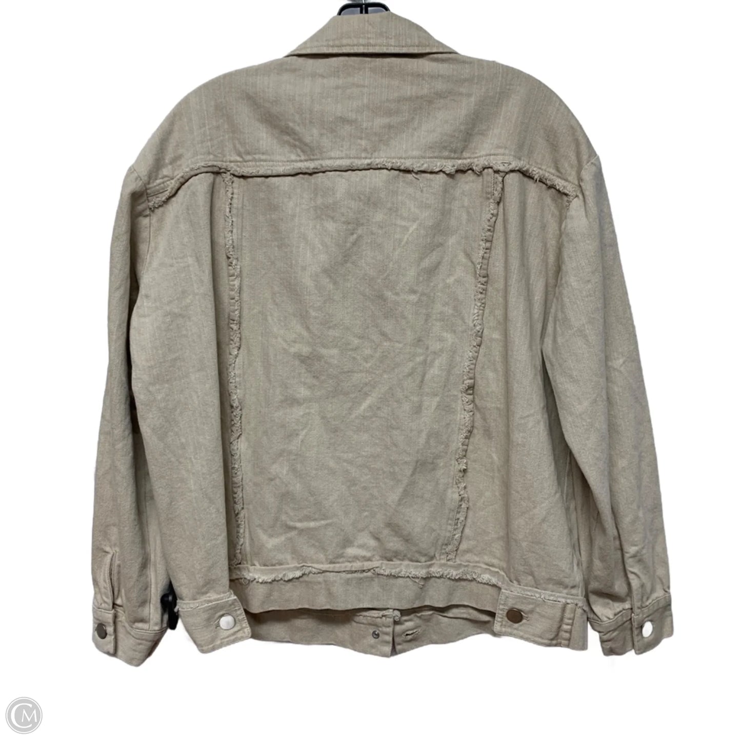 Jacket Denim By Sadie & Sage In Tan Denim, Size: M