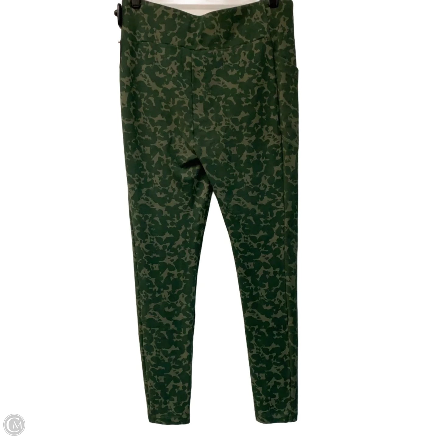 Athletic Leggings By Cabi In Green, Size: M