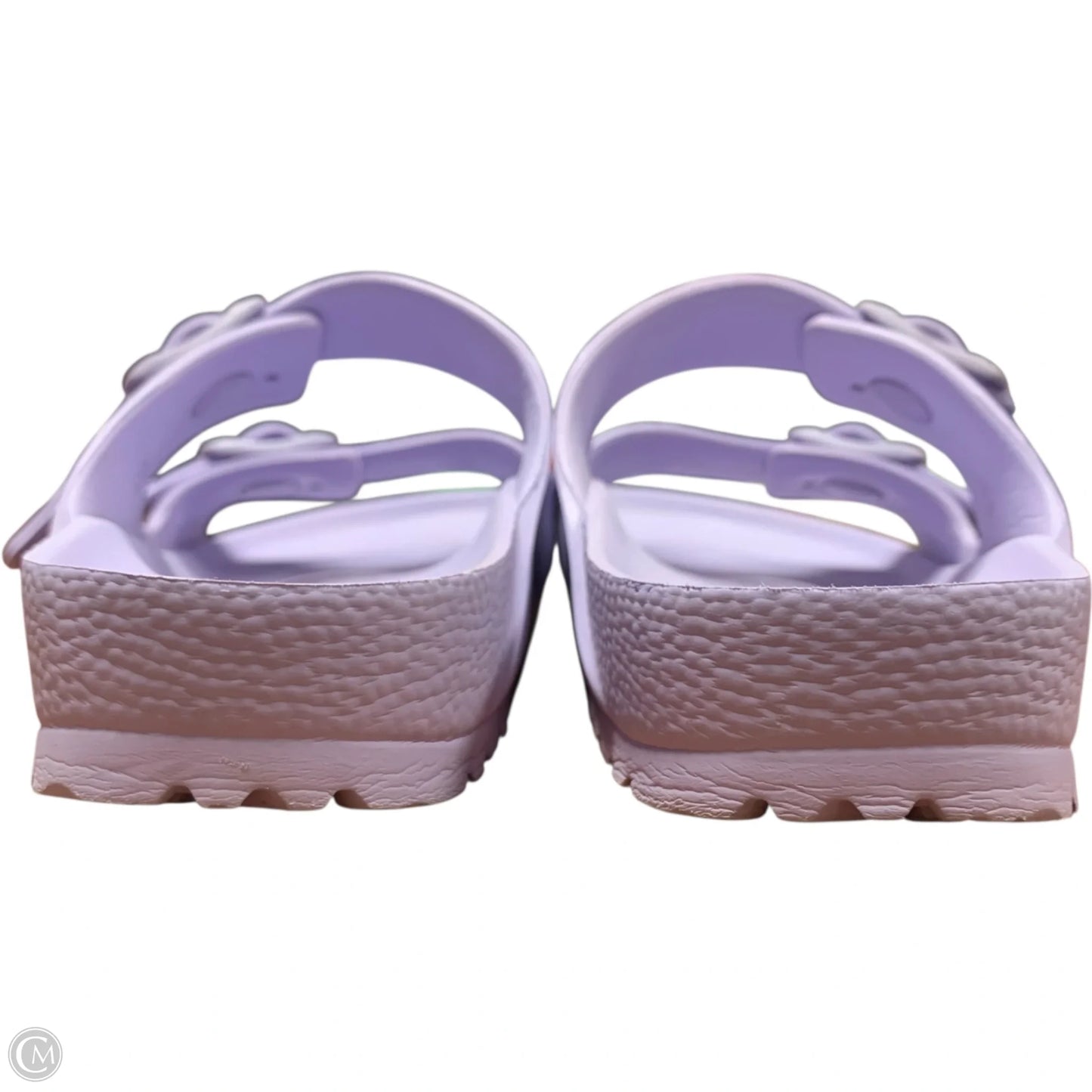 Sandals Flats By Birkenstock In Purple, Size: 5