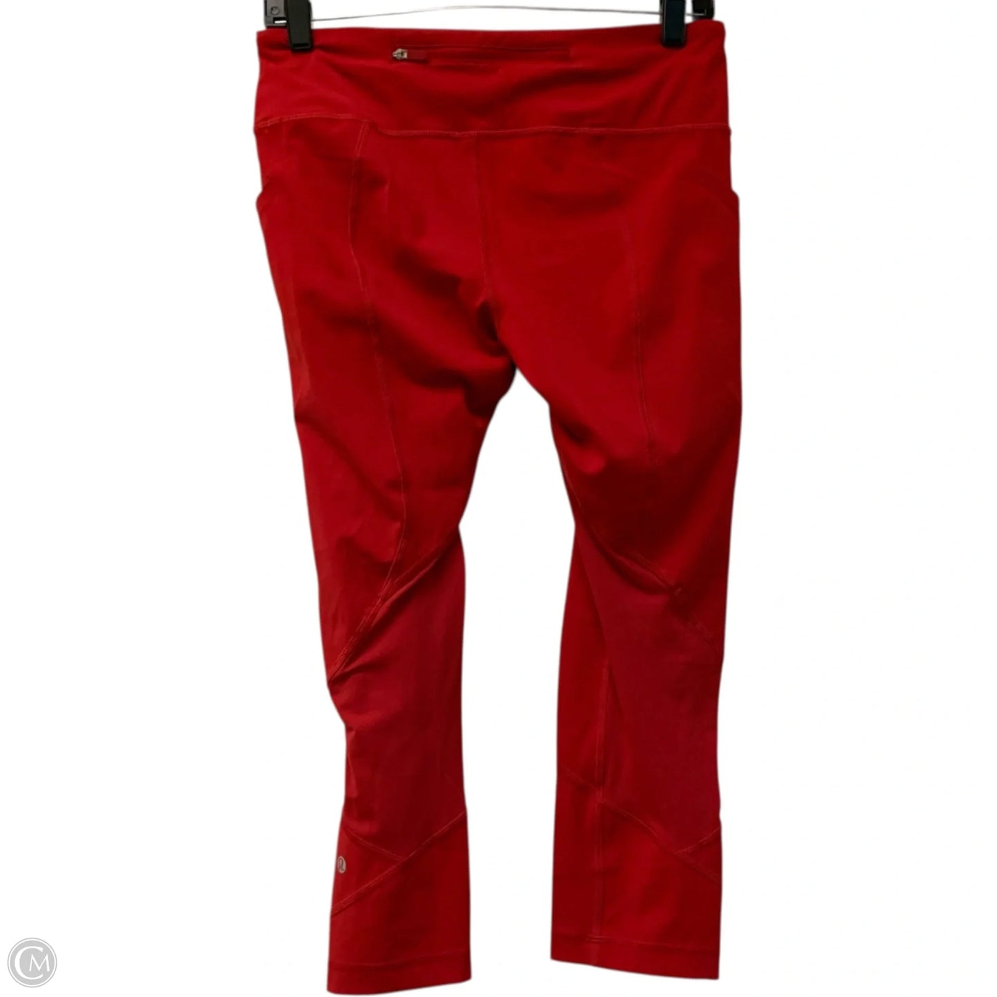 Athletic Leggings Capris By Lululemon In Red, Size: M