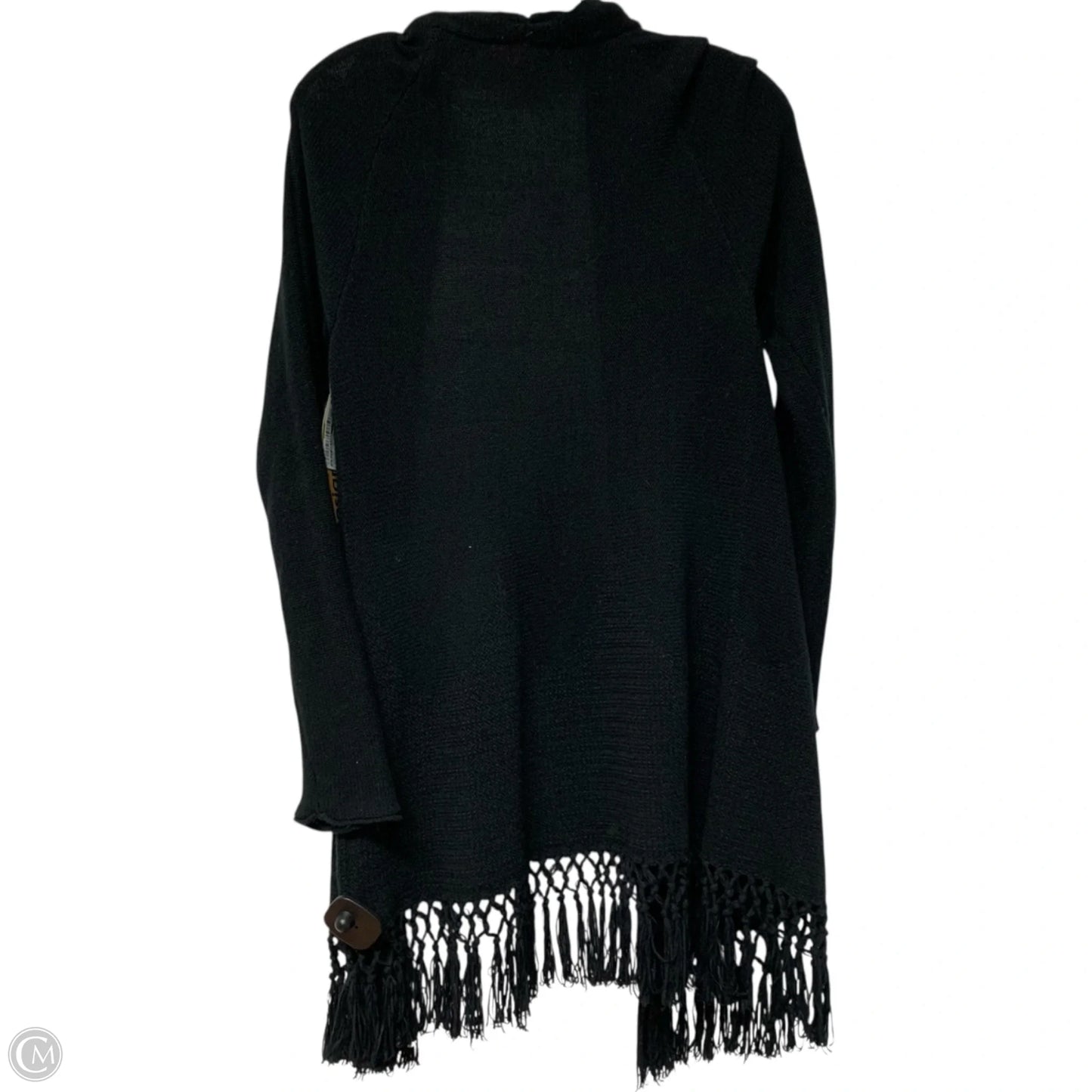 Sweater Cardigan Designer By Lilly Pulitzer In Black, Size: L