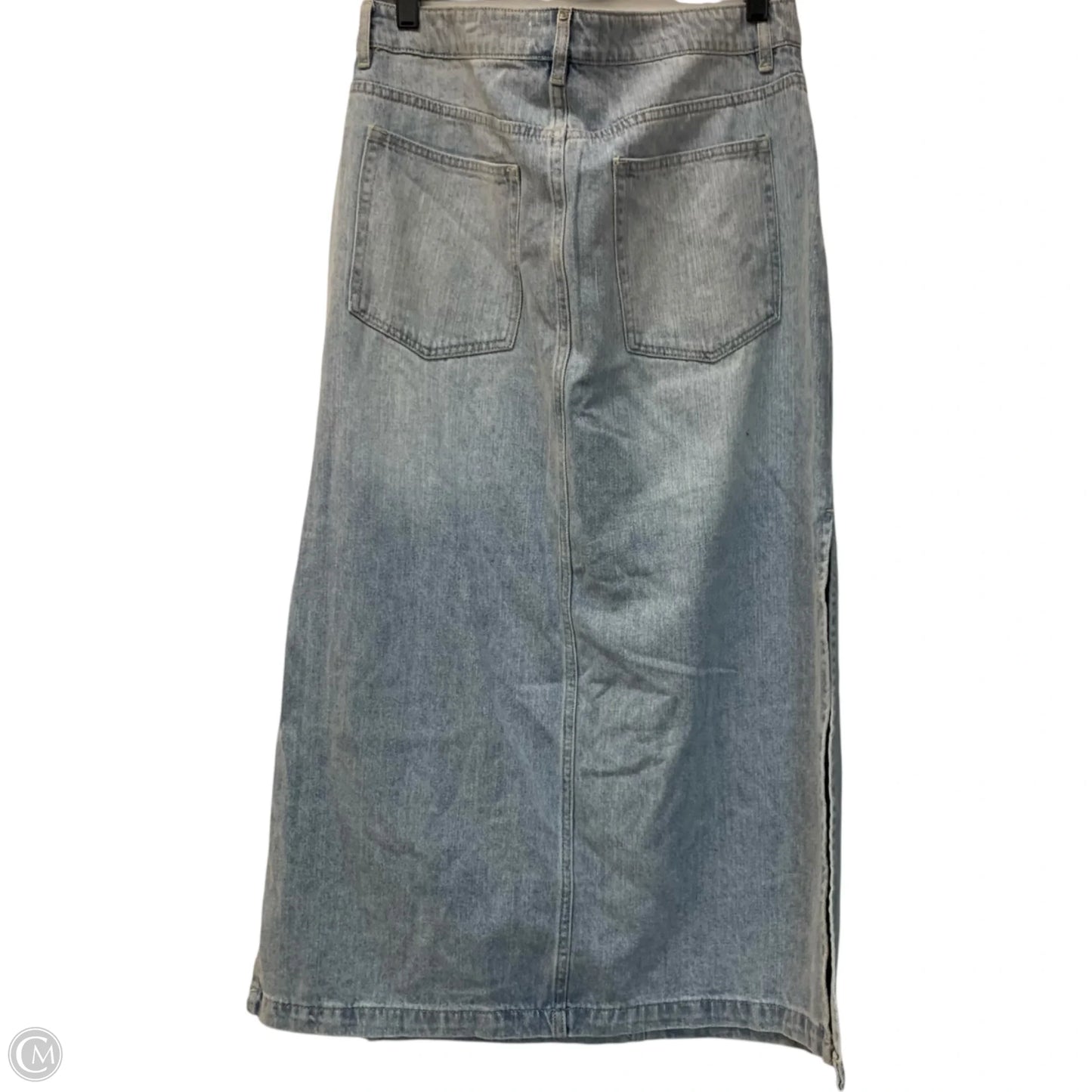 Skirt Designer By Rebecca Minkoff In Blue Denim, Size: L