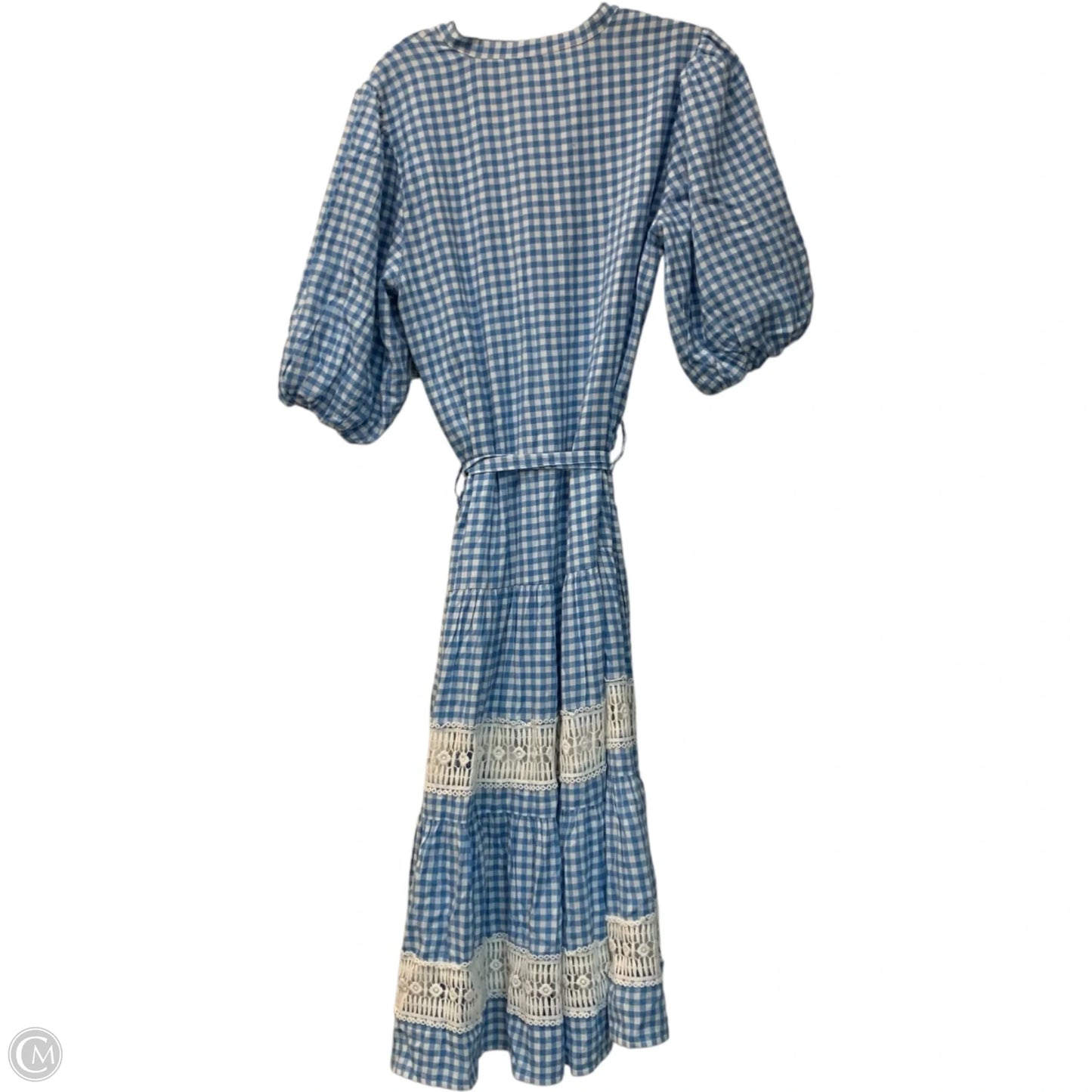 Dress Casual Maxi By Roller Rabbit In Blue & White, Size: Xs