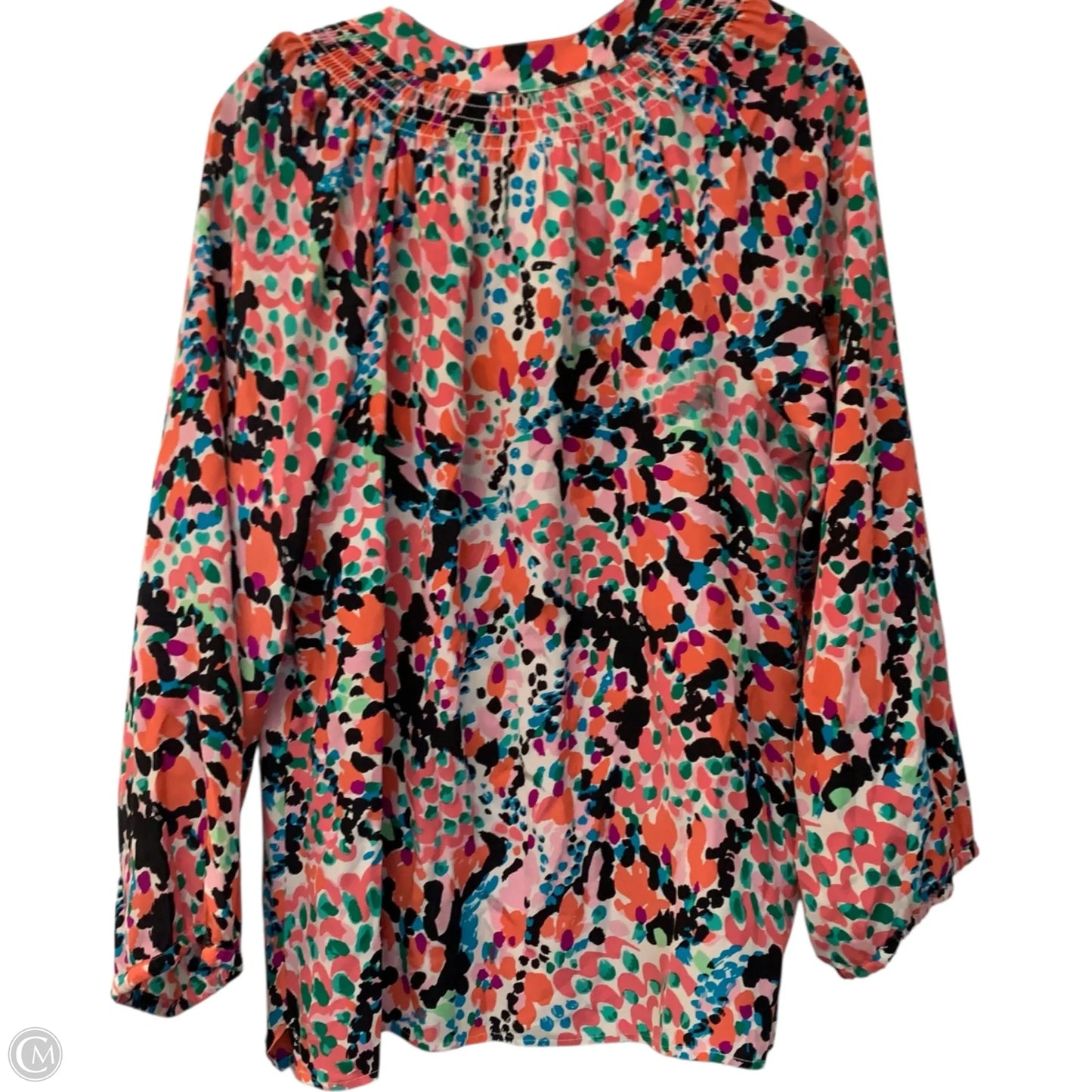 Top Long Sleeve Designer By Lilly Pulitzer In Multi-colored, Size: M