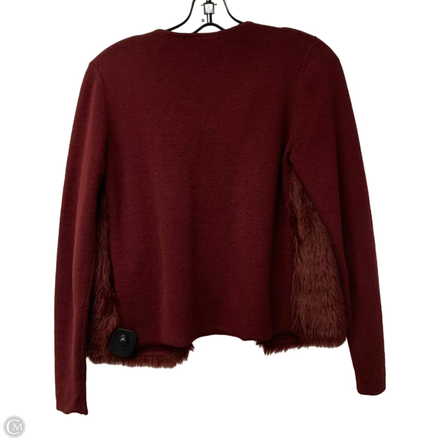 Jacket Faux Fur & Sherpa By Banana Republic In Purple, Size: Xs