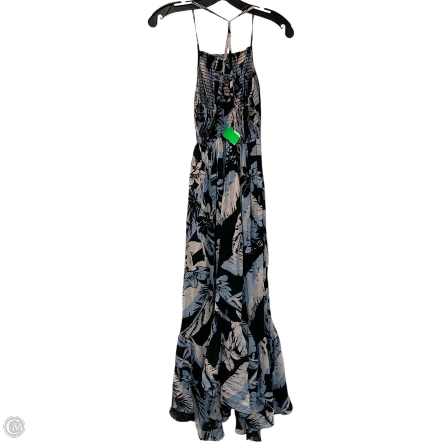 Dress Casual Maxi By Free People In Black & Blue, Size: Xs