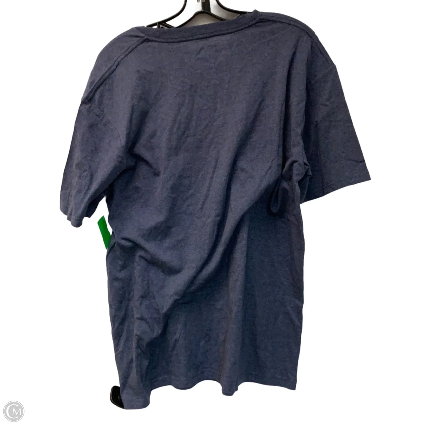 Top Short Sleeve In Blue & Red, Size: L