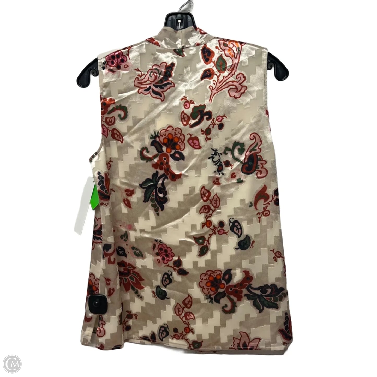 Blouse Designer By Tory Burch In Cream, Size: S