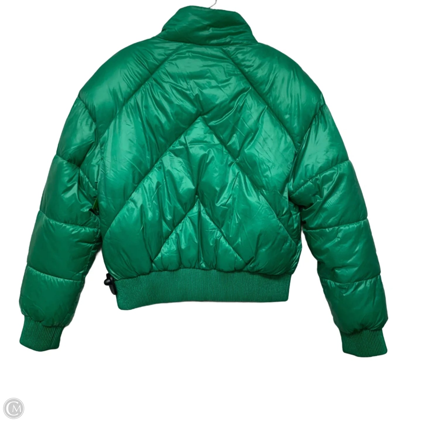 Jacket Puffer & Quilted By Lili Sidonio In Green, Size: S