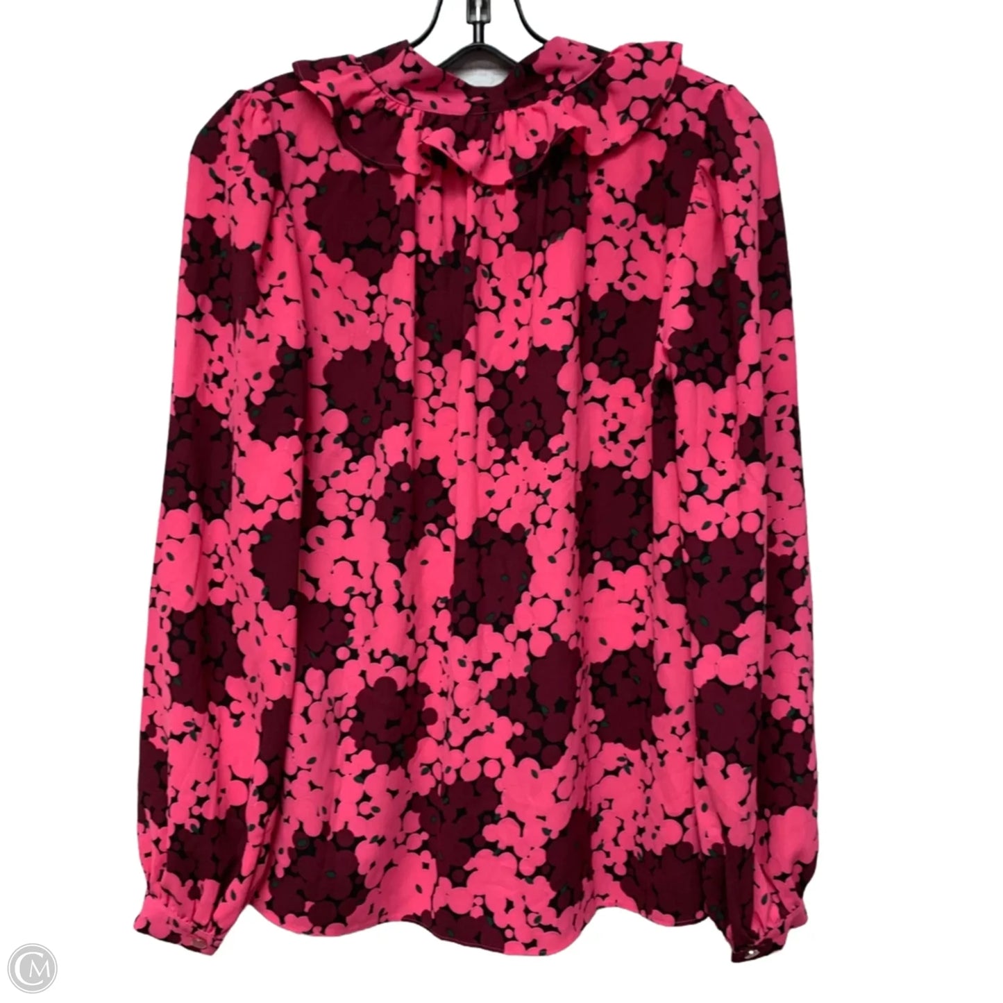 Blouse Designer By Kate Spade In Pink & Purple, Size: Xs