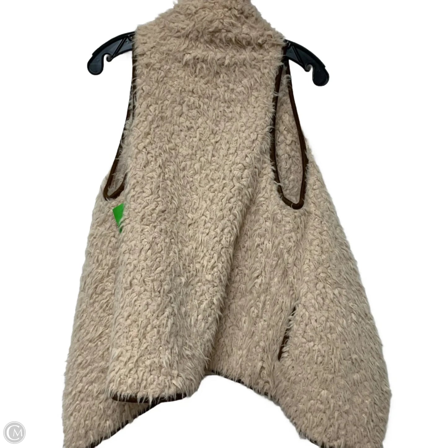 Vest Faux Fur & Sherpa By Bb Dakota In Beige, Size: S