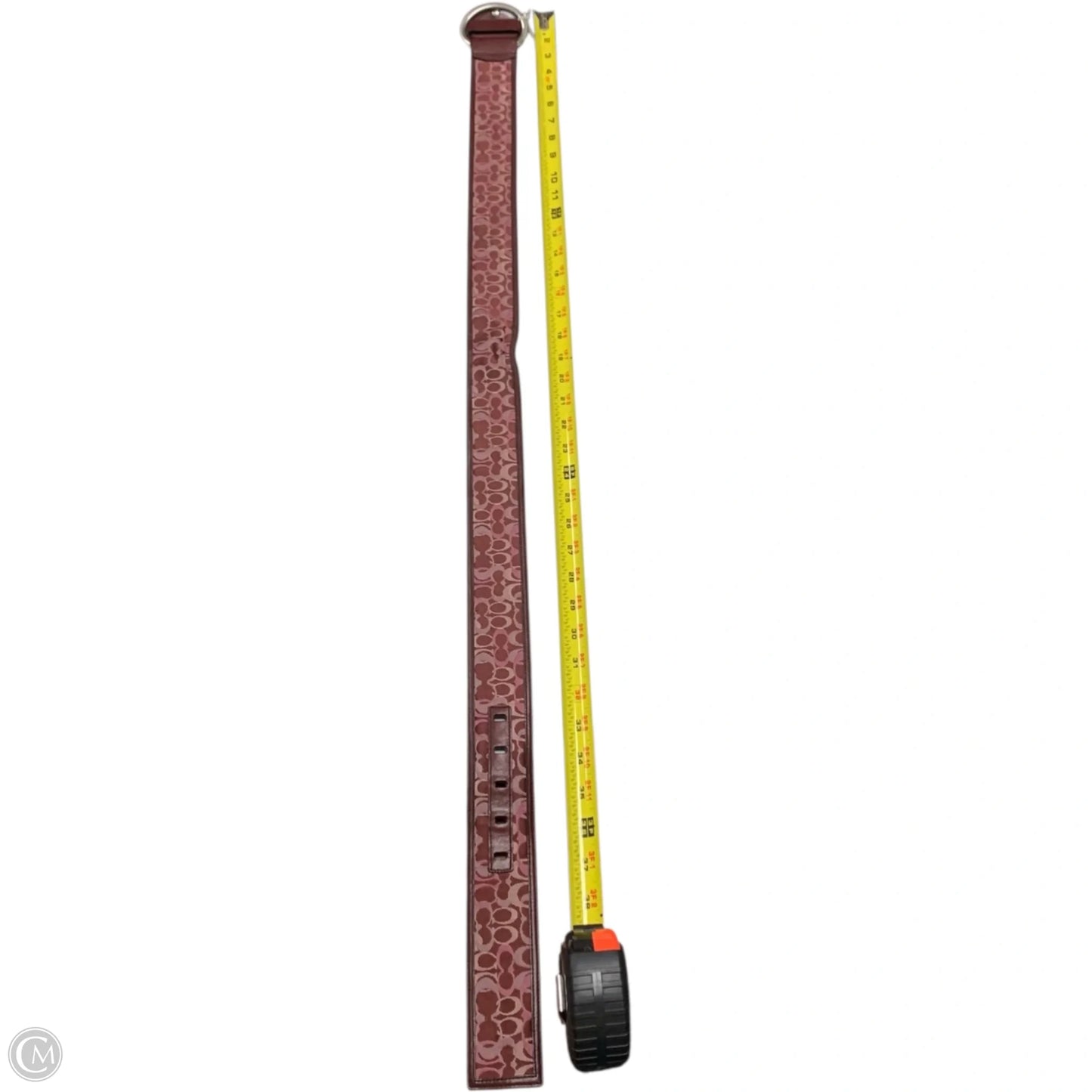 Belt Designer By Coach, Size: Medium