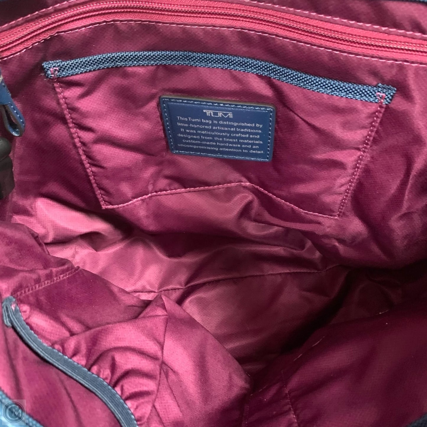 Handbag Designer By Tumi, Size: Medium