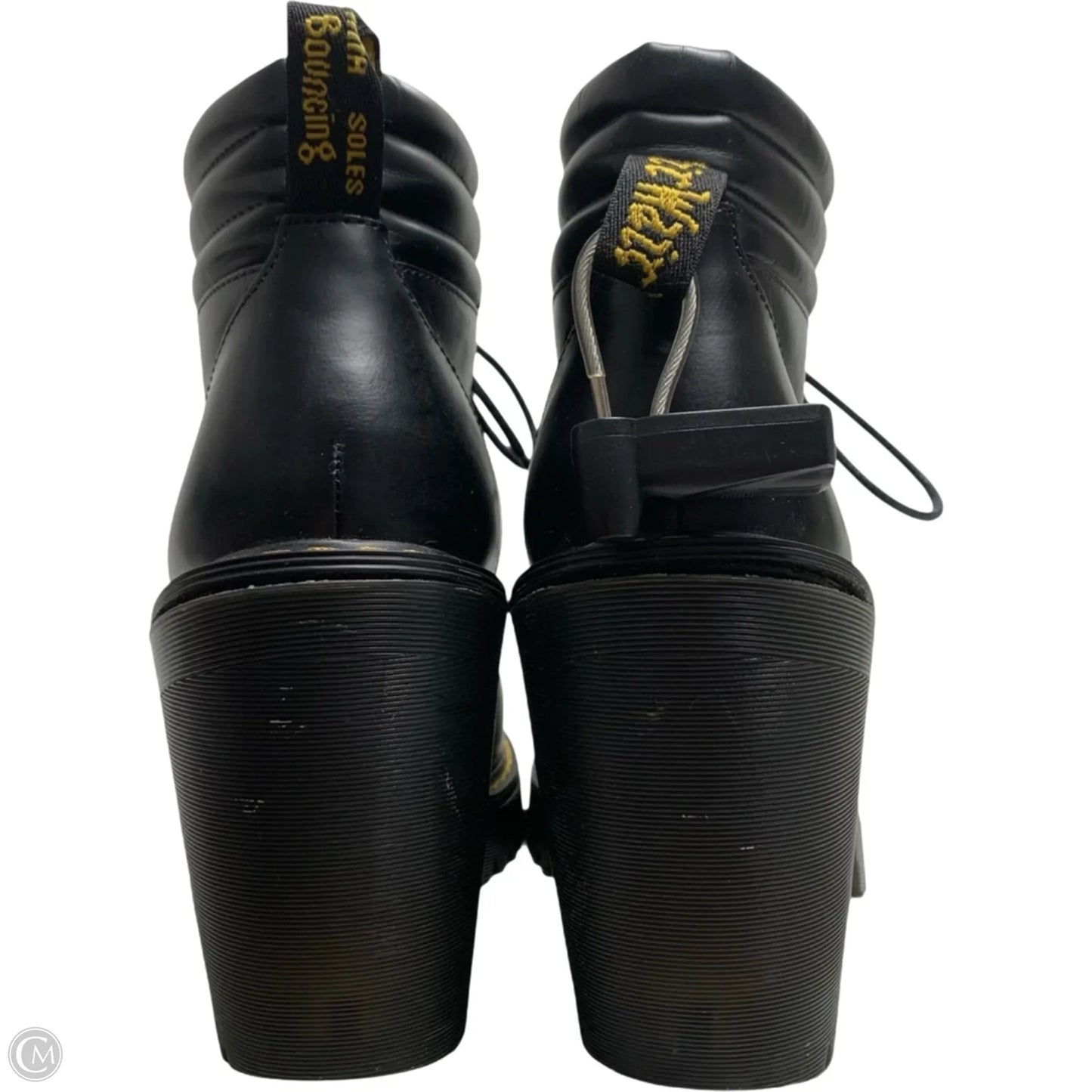 Boots Ankle Heels By Dr Martens In Black, Size: 8