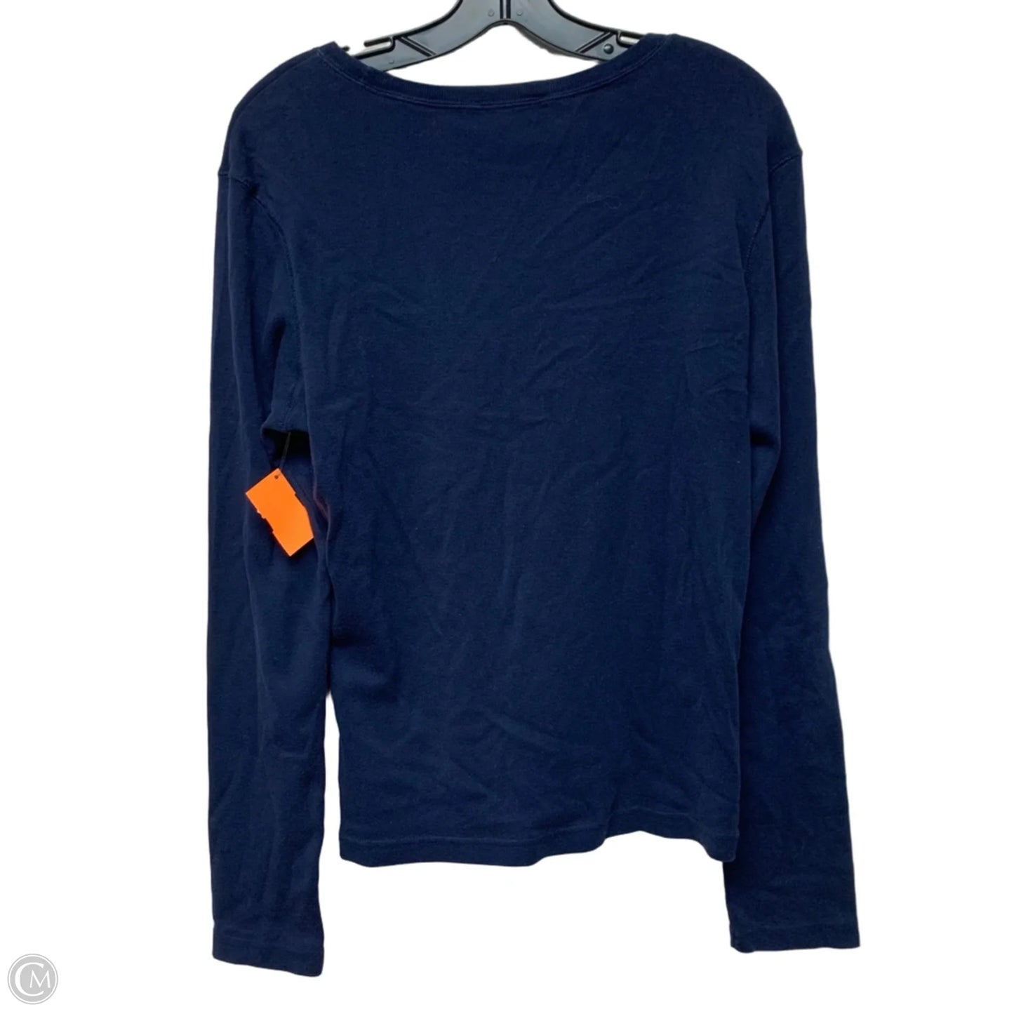 Athletic Top Long Sleeve Crewneck By Ralph Lauren In Navy, Size: Xl