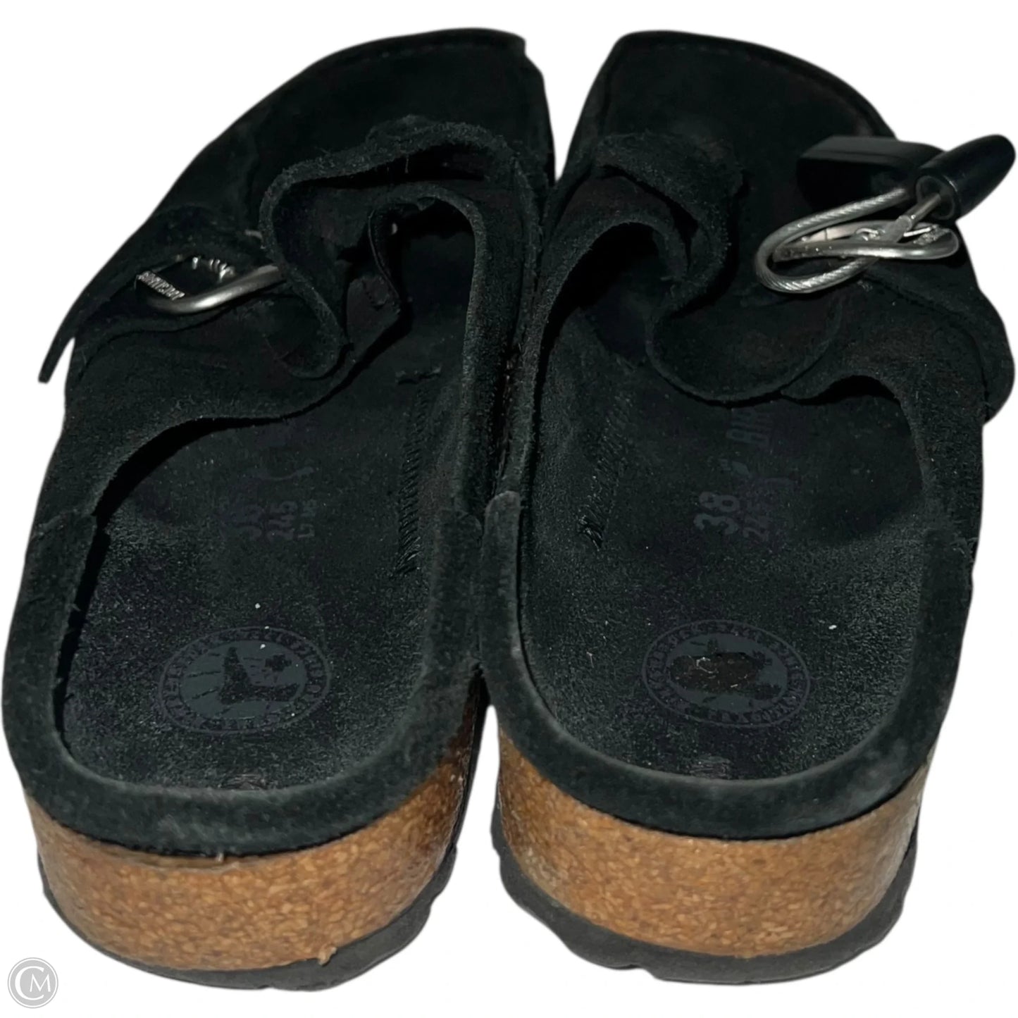Shoes Flats By Birkenstock In Black, Size: 7
