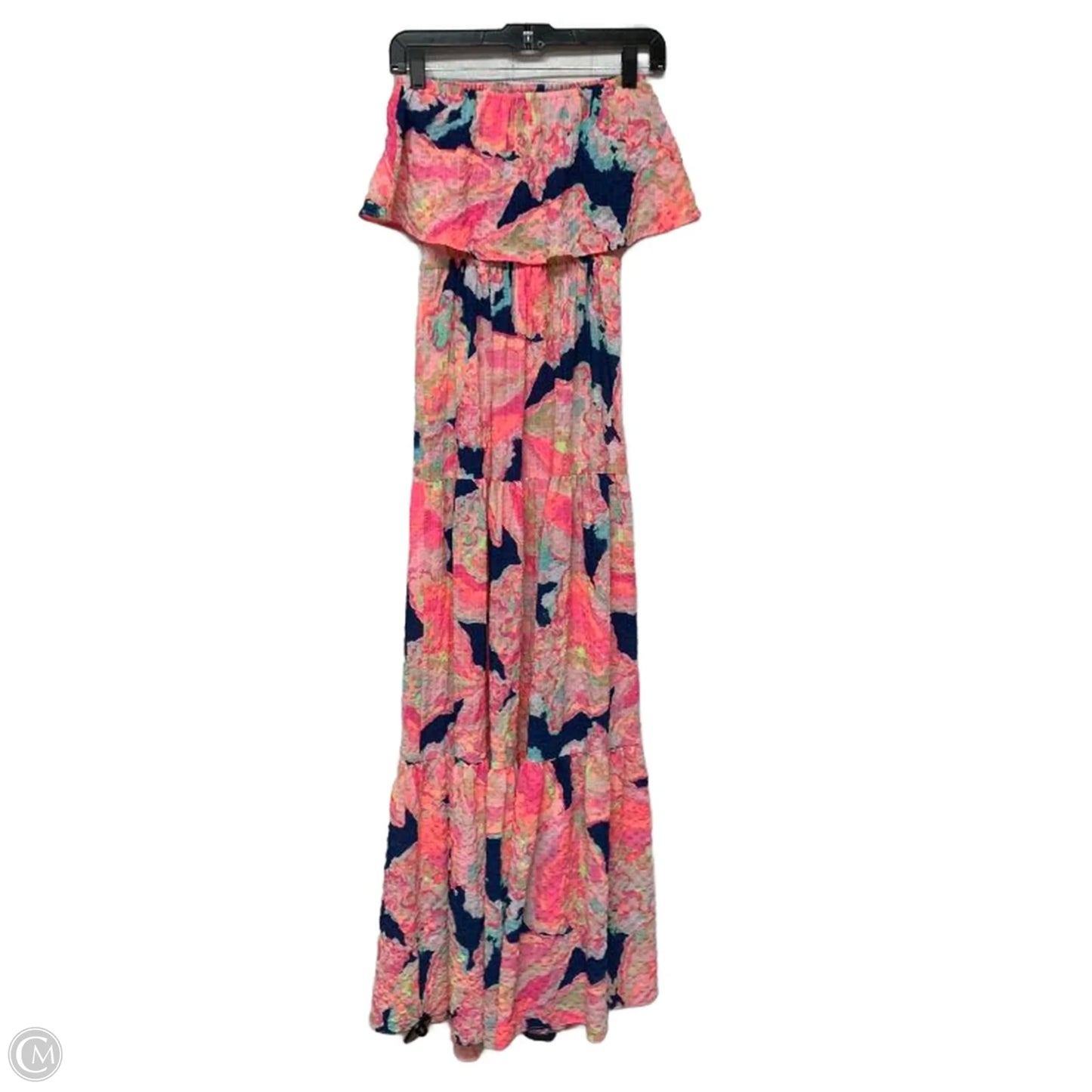 Dress Designer By Lilly Pulitzer In Blue & Pink, Size: Xs