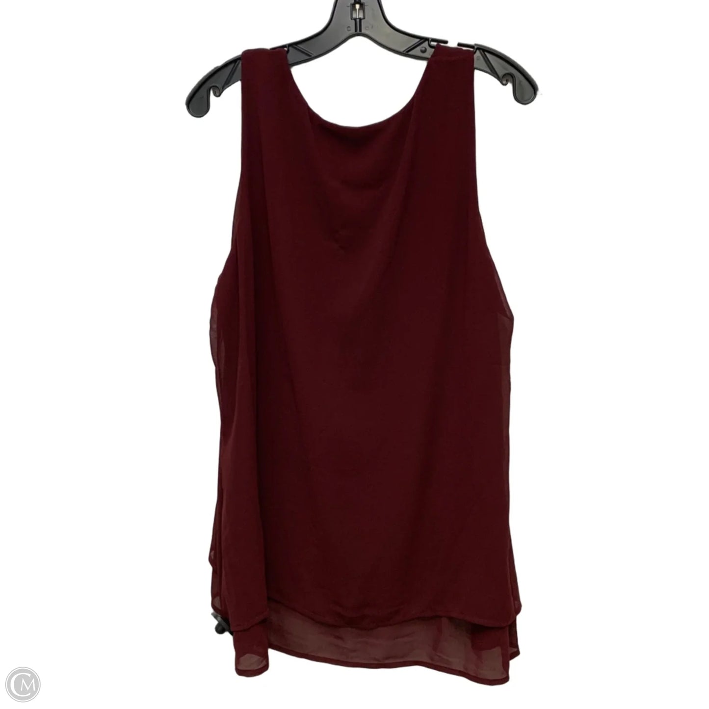 Blouse Sleeveless By White House Black Market In Red, Size: L