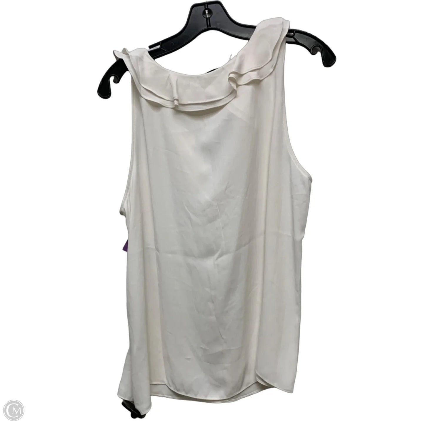 Blouse Sleeveless By White House Black Market In White, Size: L
