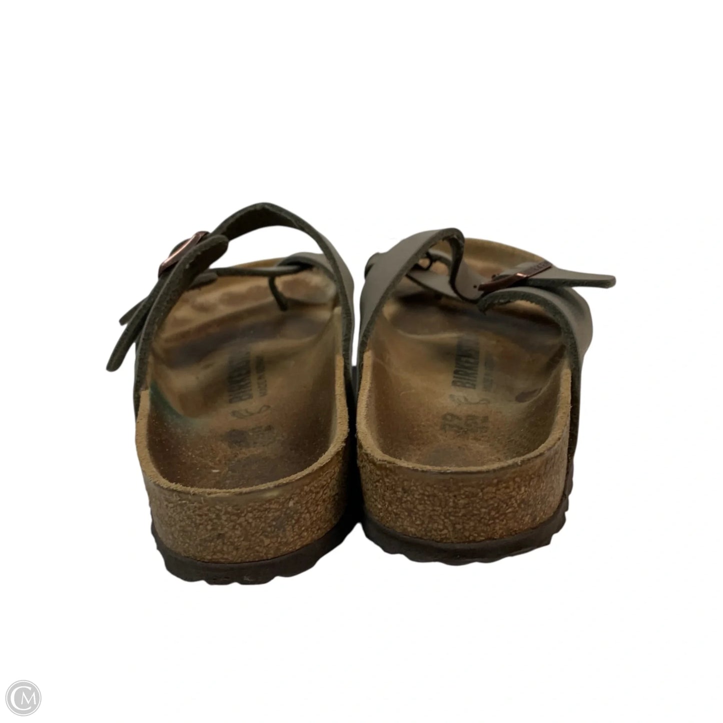 Sandals Flats By Birkenstock In Taupe, Size: 8