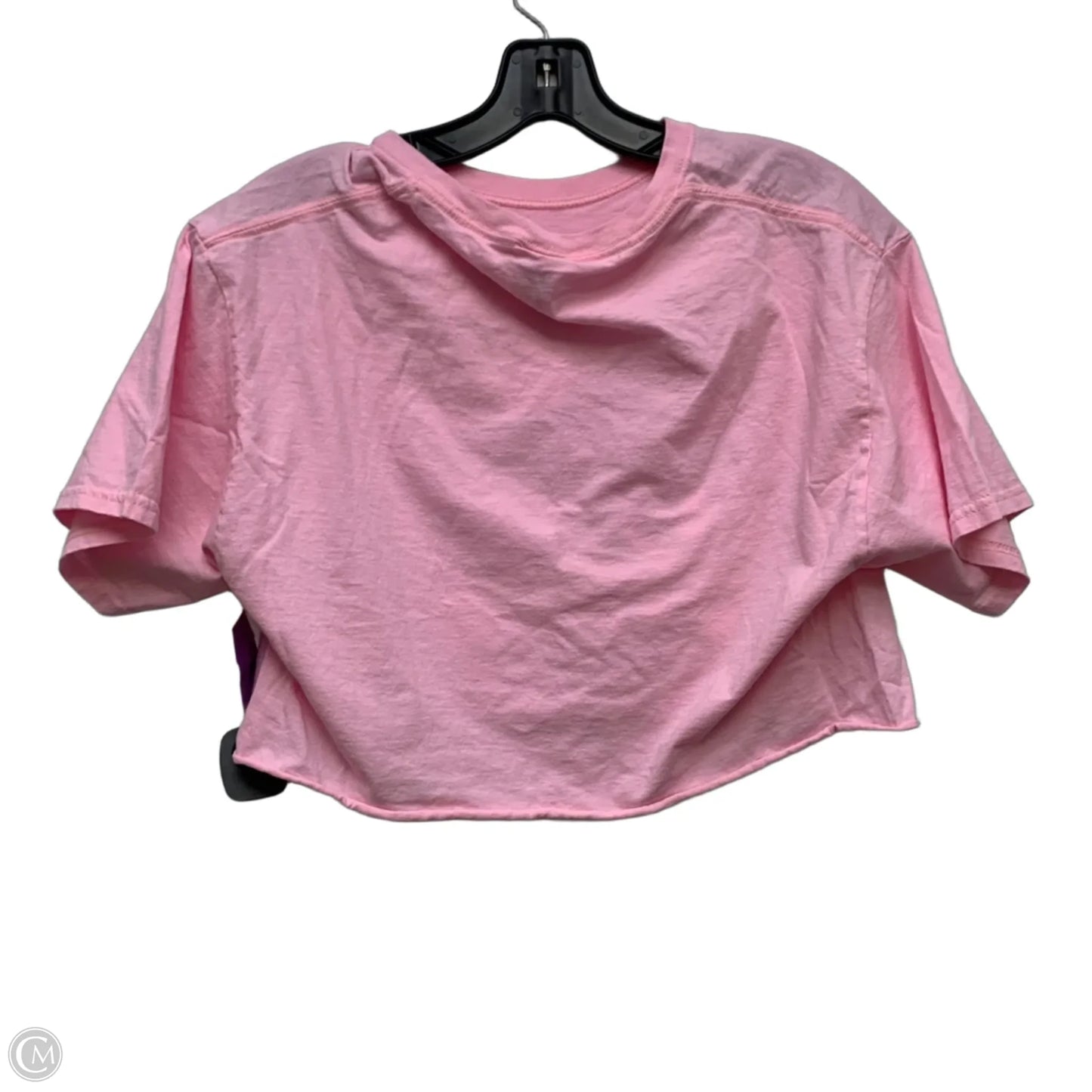 Top Short Sleeve By Fruit Of The Loom In Pink, Size: M