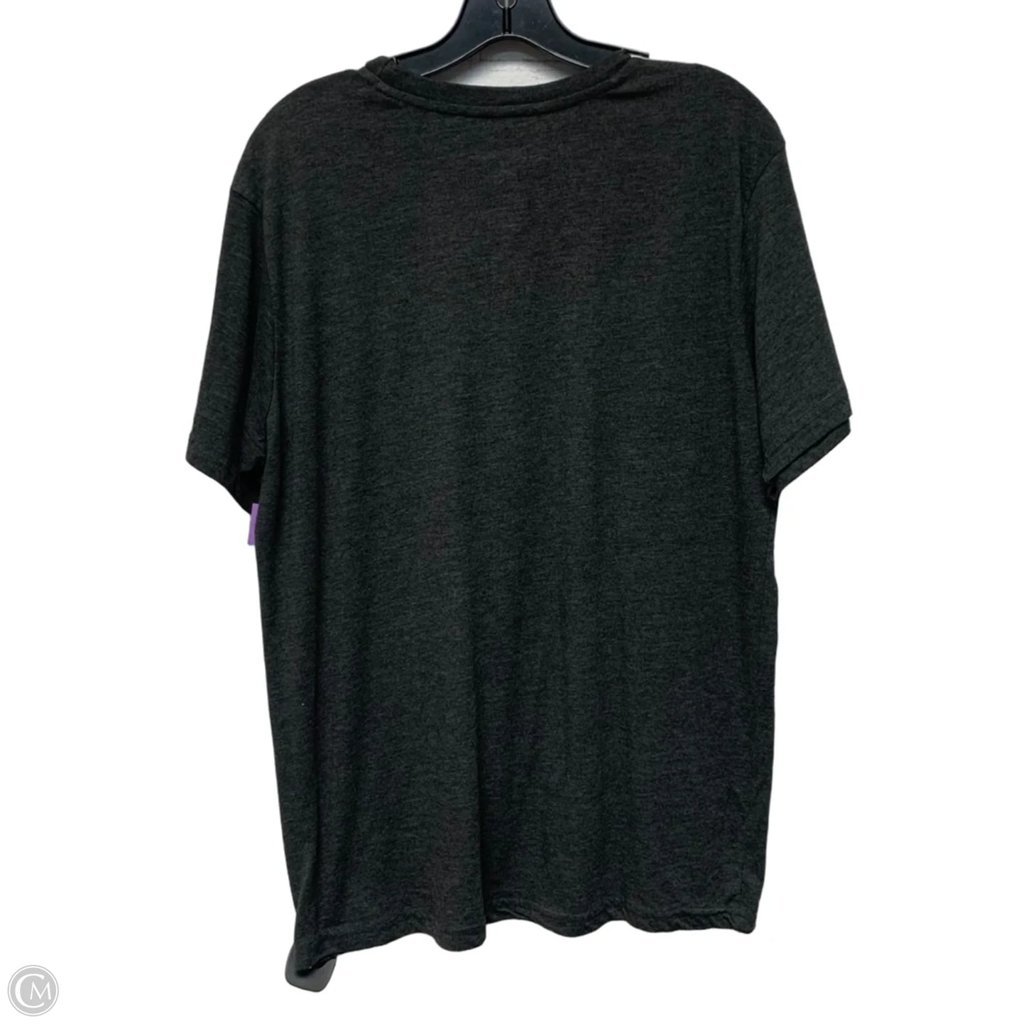 Top Short Sleeve By We the Peeps In Grey, Size: M