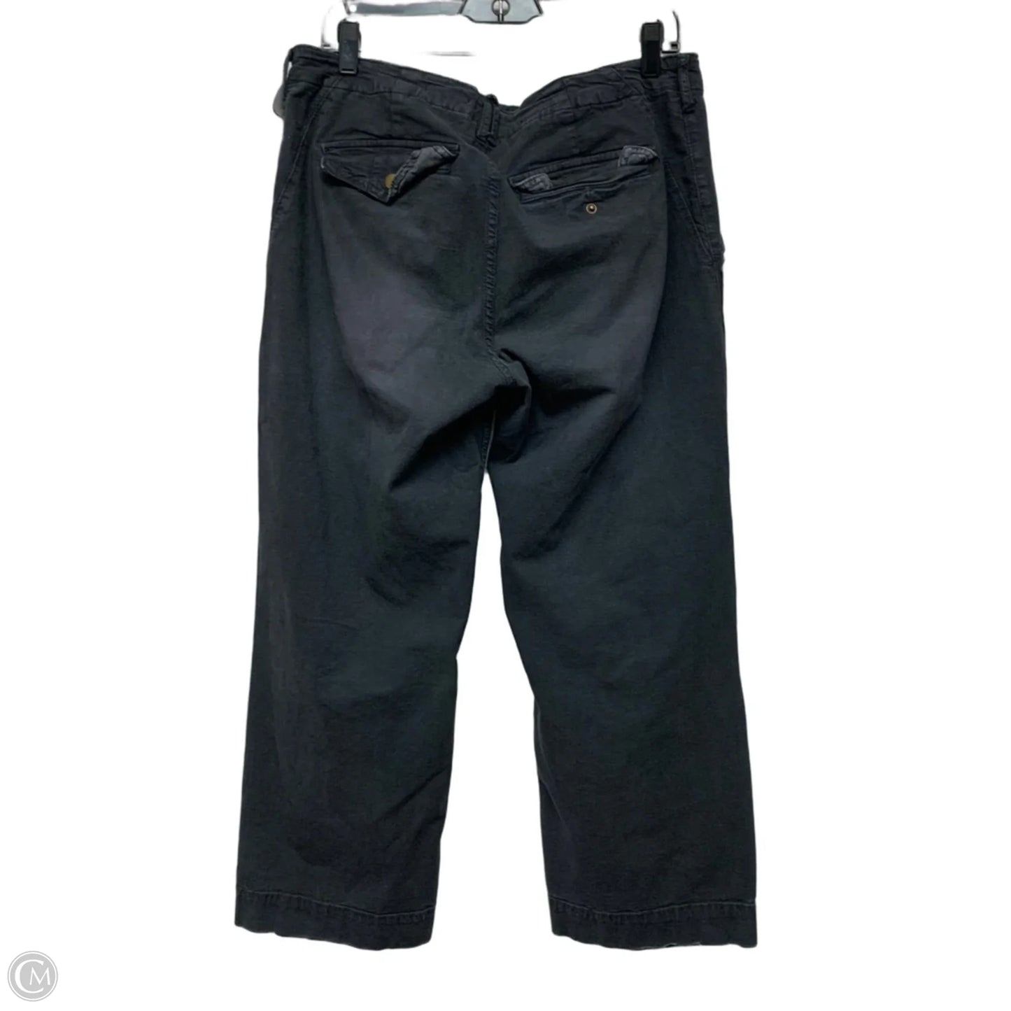 Jeans Straight By Pilcro In Black Denim, Size: 12