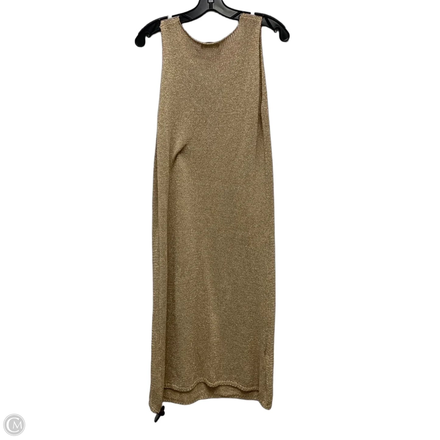 Dress Casual Midi By Yunika In Gold, Size: M