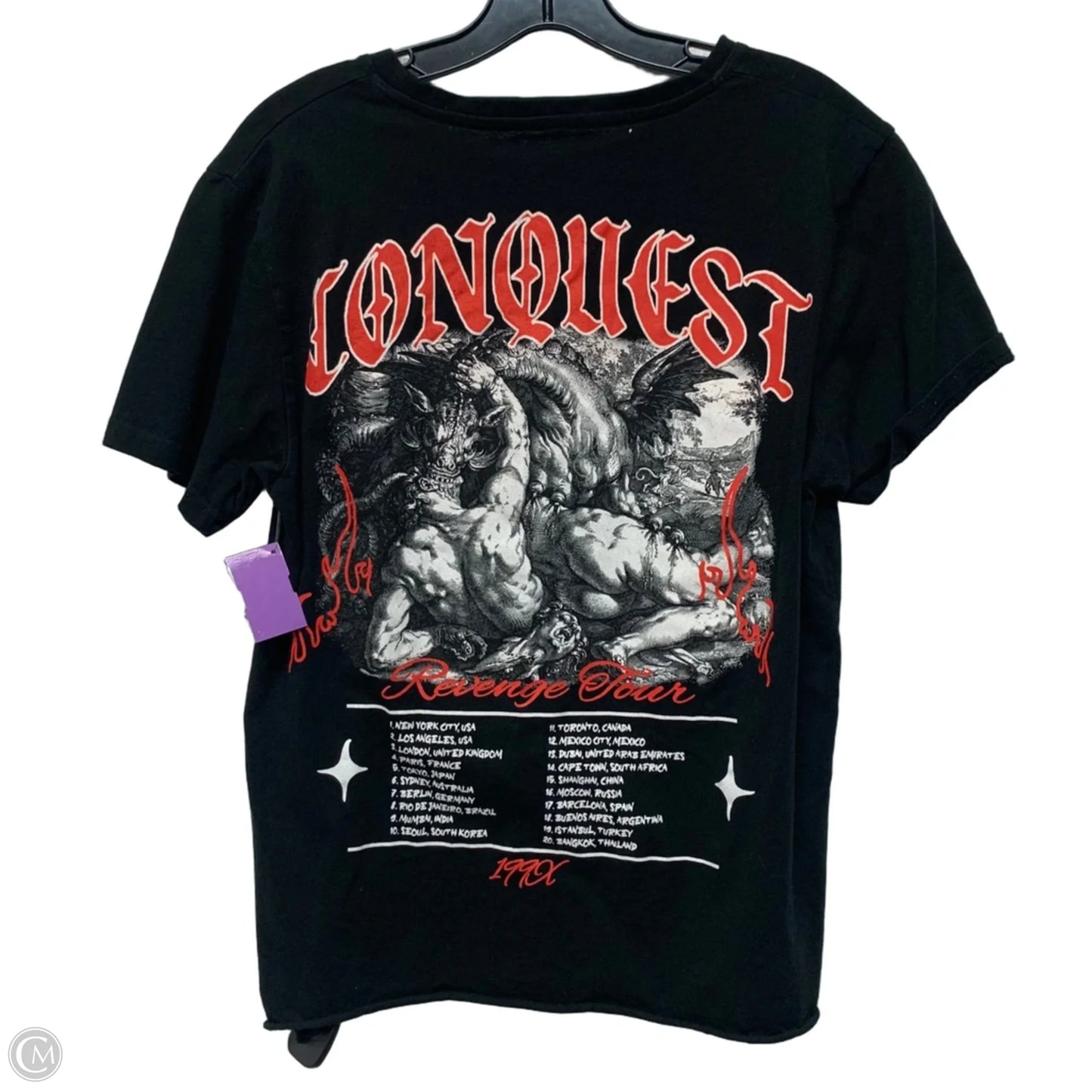 Top Short Sleeve By Elevate Clothing In Black, Size: M