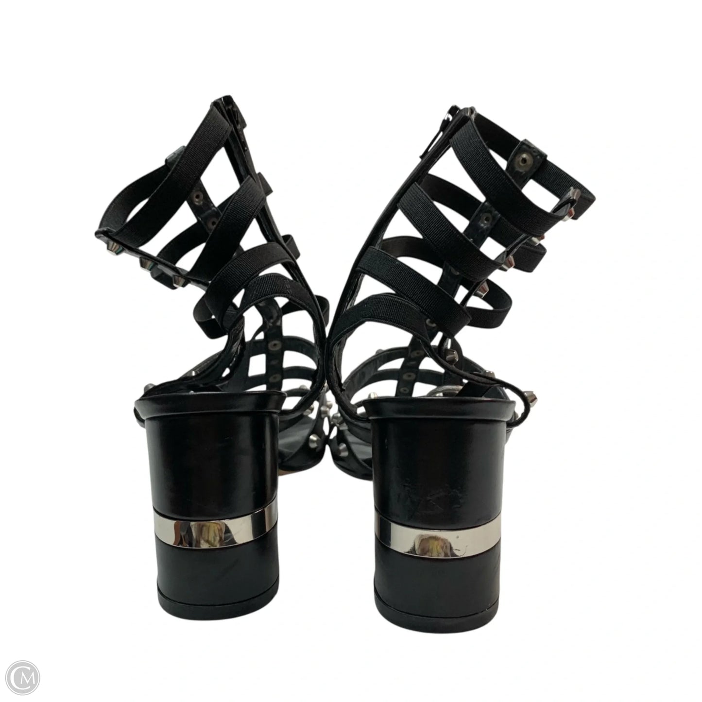 Sandals Designer By Stuart Weitzman In Black, Size: 7.5