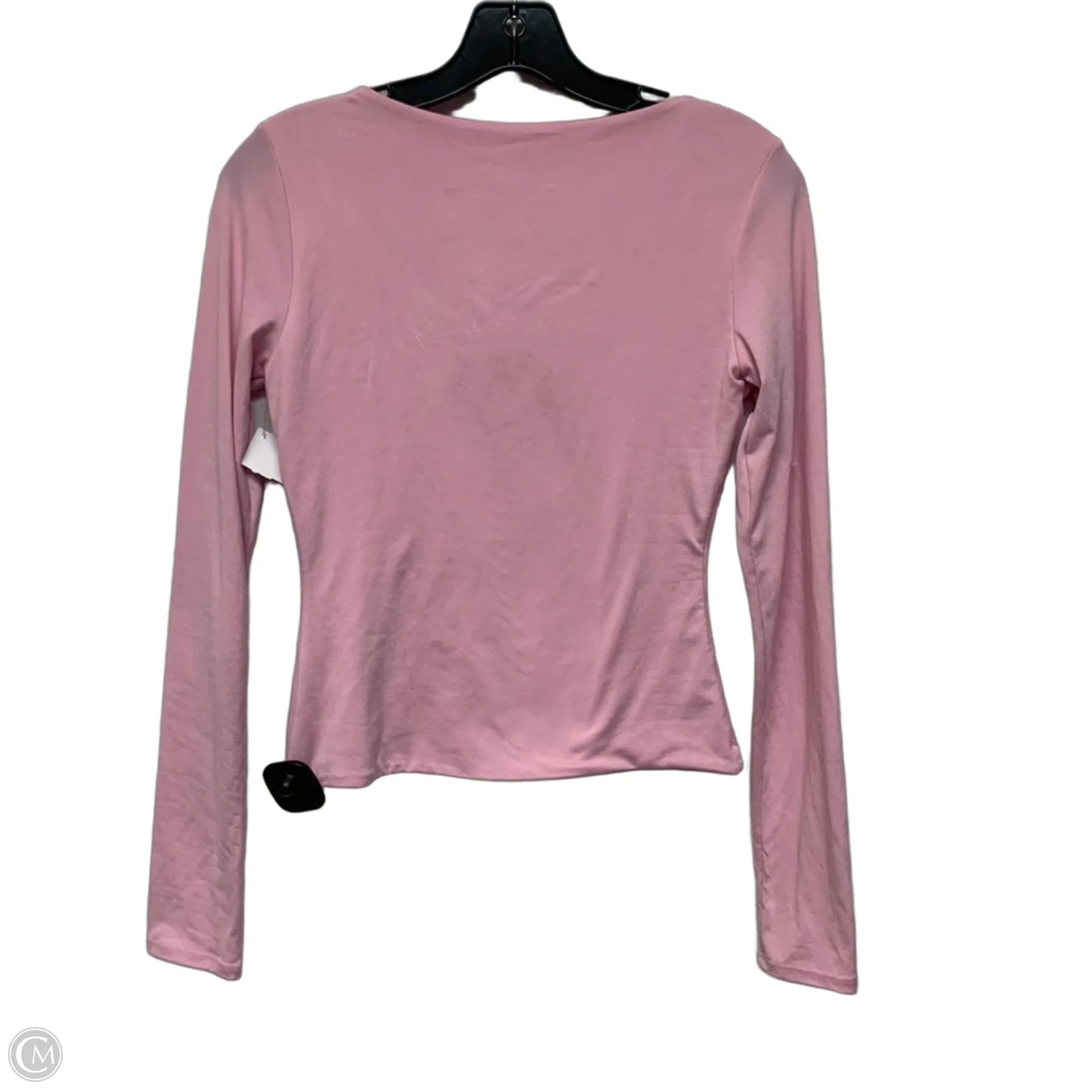 Top Long Sleeve Basic By Amare, In Pink, Size: M
