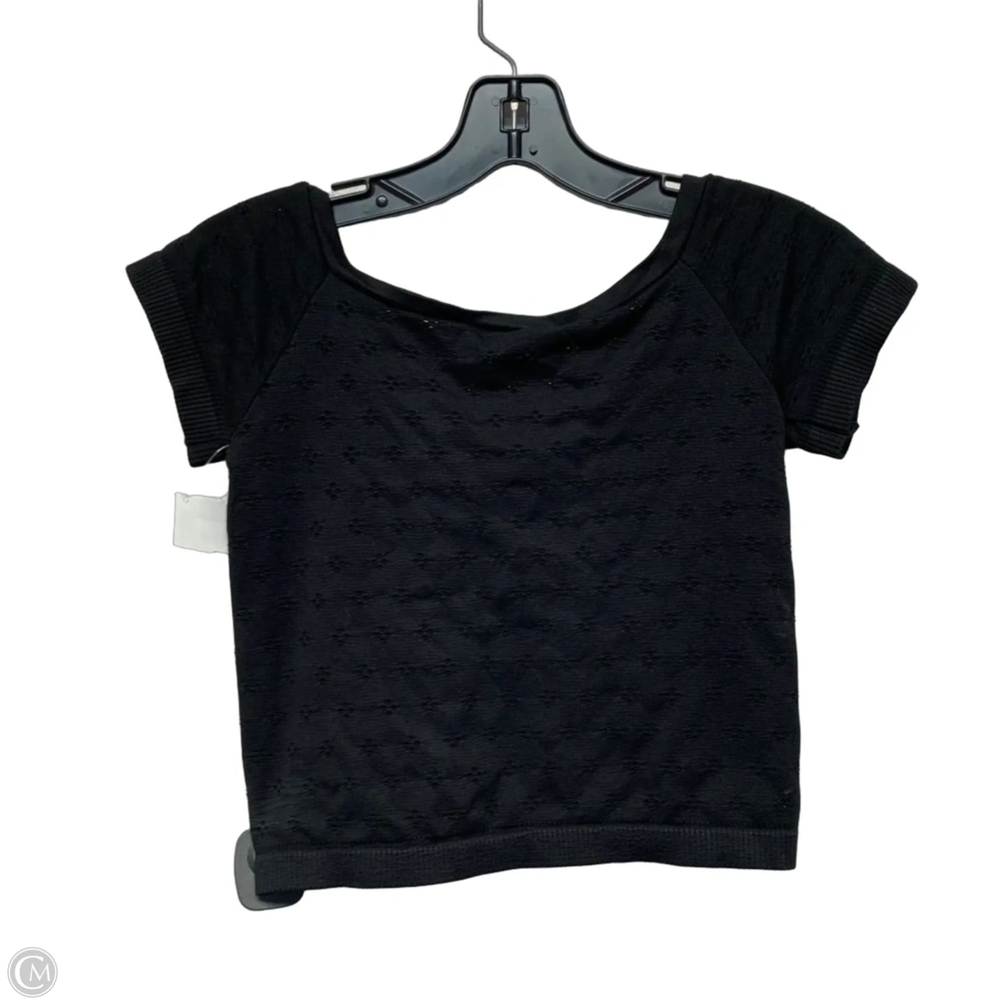 Top Short Sleeve By Free People In Black, Size: M