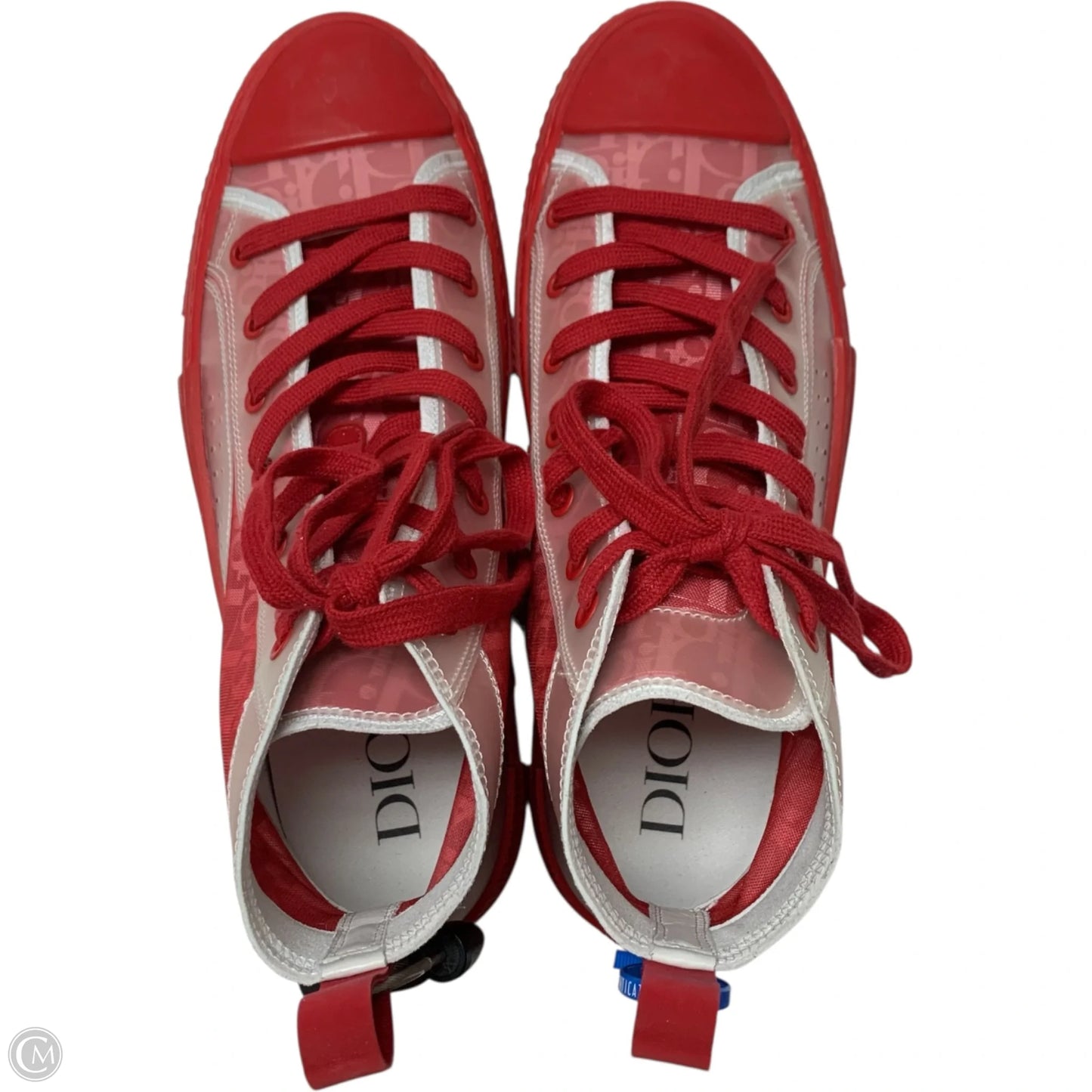 Shoes Luxury Designer By Dior In Red, Size: 12