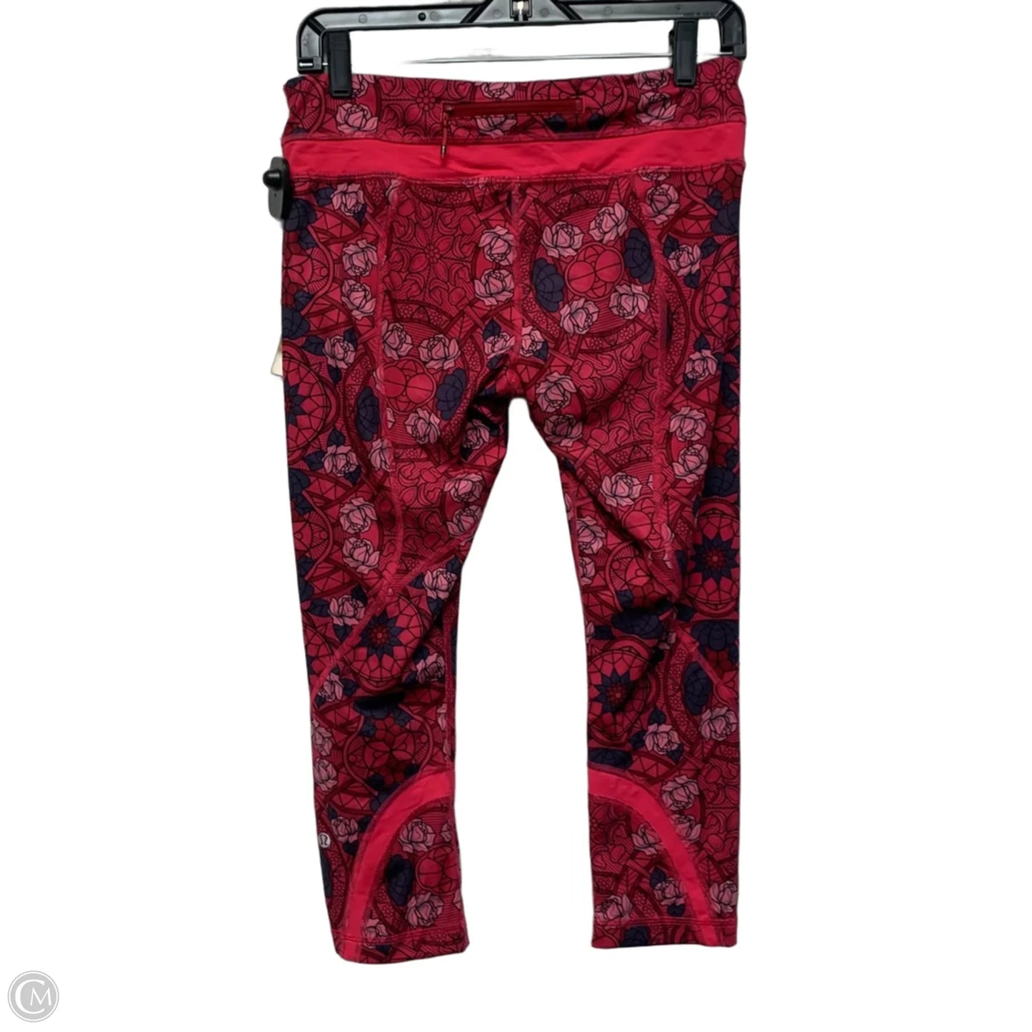 Athletic Leggings Capris By Lululemon In Pink, Size: M