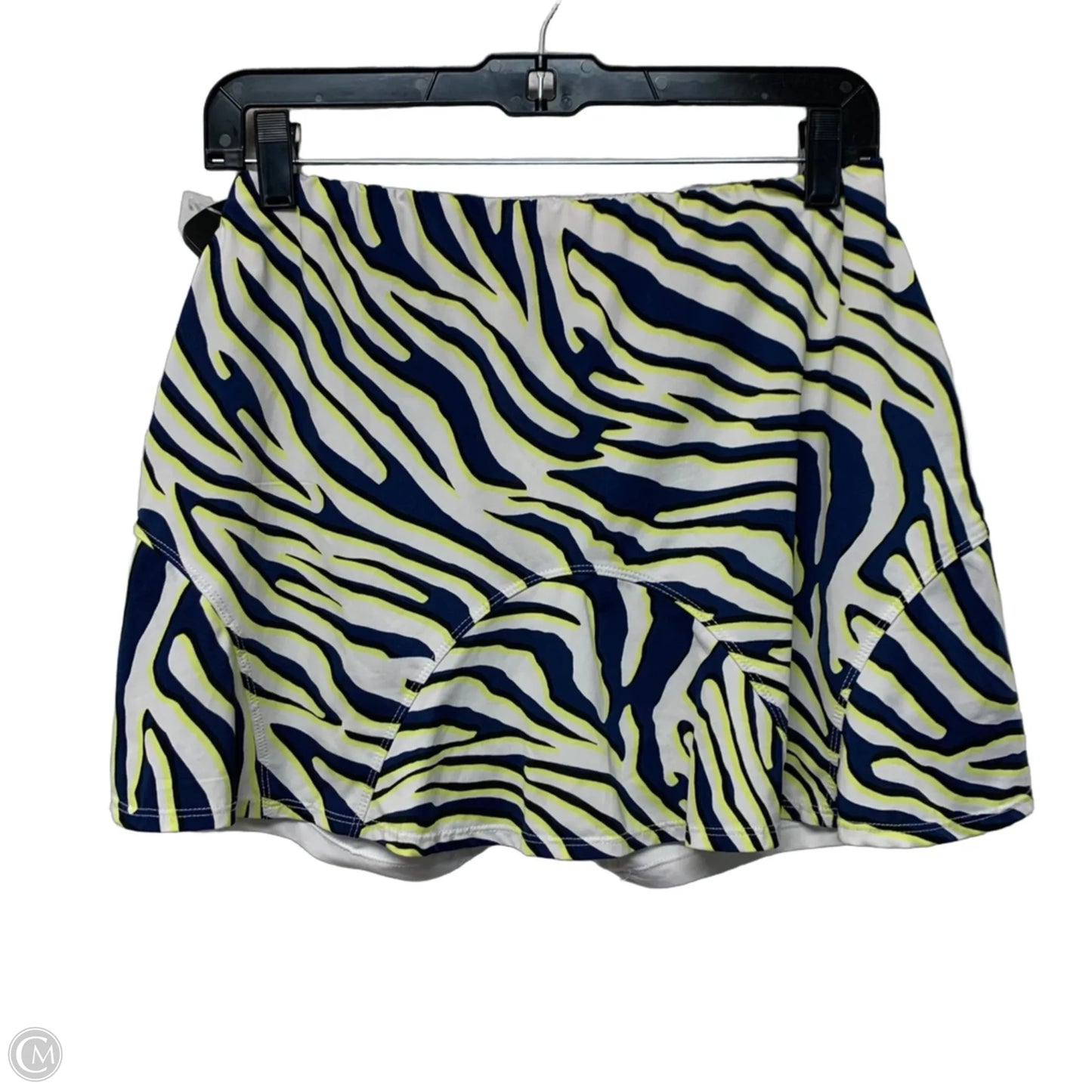 Athletic Skort By Tail In Blue & Yellow, Size: M