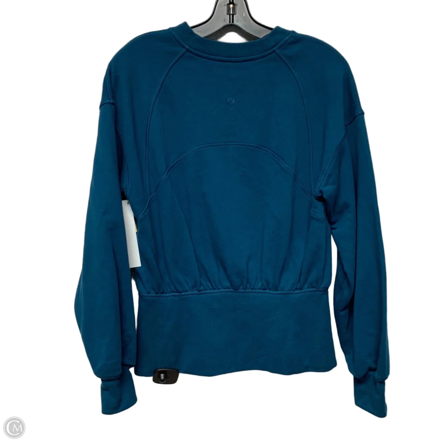Athletic Sweatshirt Crewneck By Lululemon In Blue, Size: S