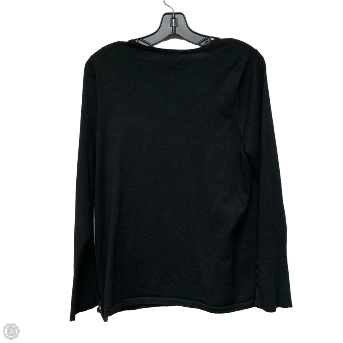 Top Long Sleeve By Chicos In Black, Size: L