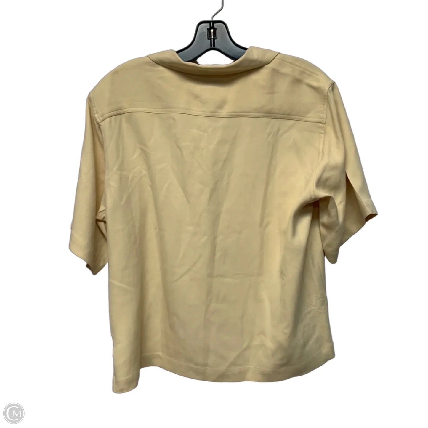 Top Short Sleeve By Tommy Bahama In Yellow, Size: S