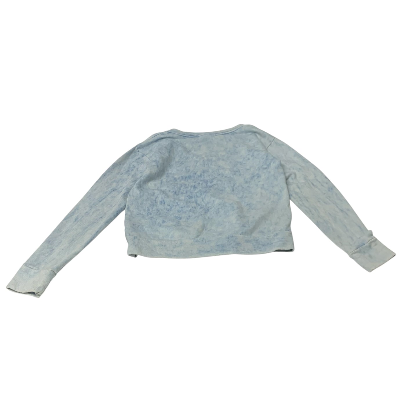 Top Long Sleeve By Anthropologie In Blue & White, Size: Xs