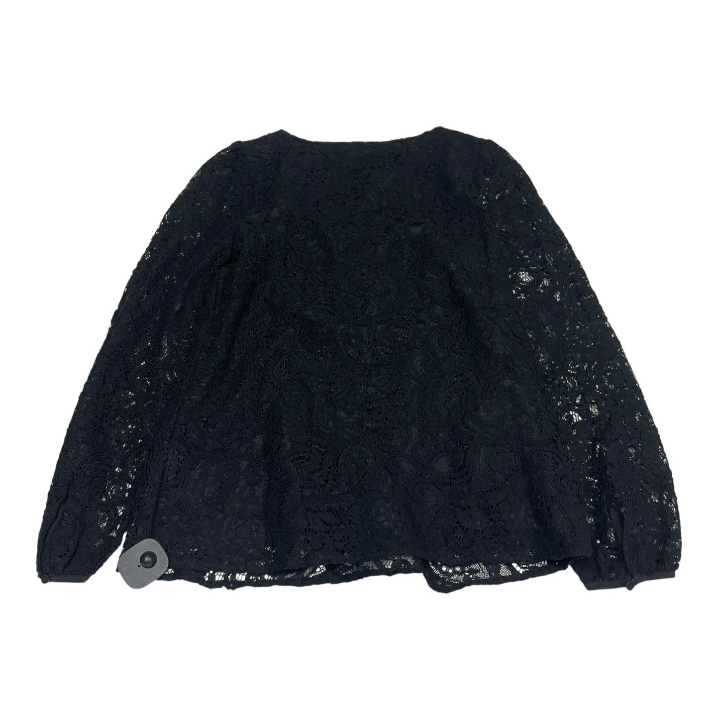 Top Long Sleeve By Talbots In Black, Size: S