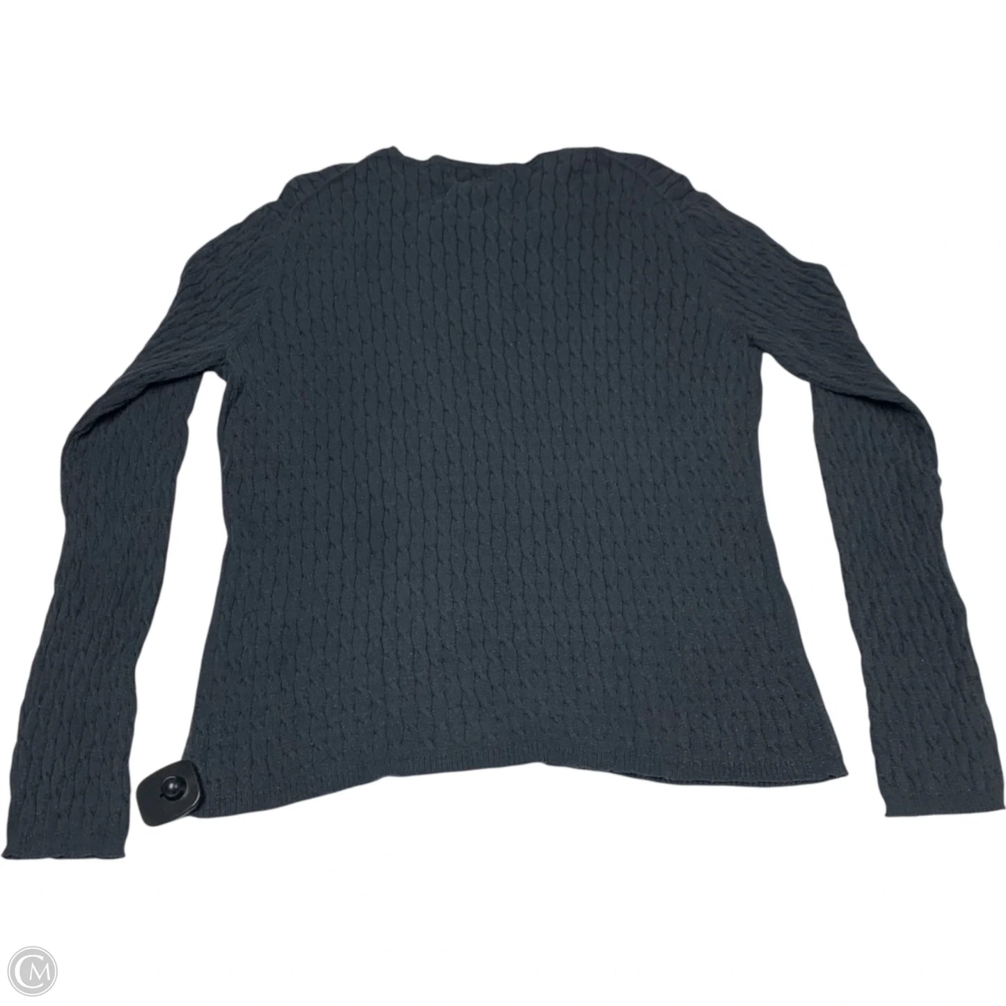 Cardigan Designer By Neiman Marcus In Grey, Size: M