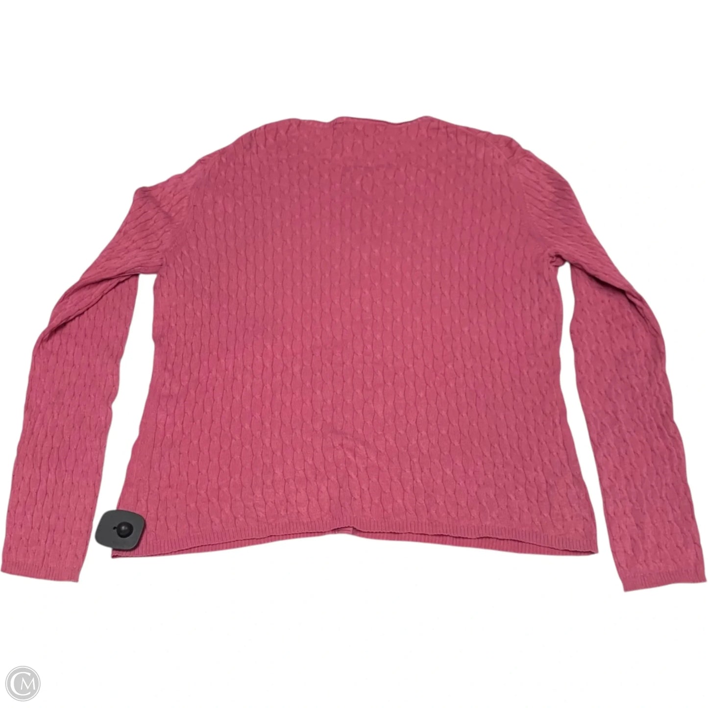 Cardigan Designer By Neiman Marcus In Pink, Size: M