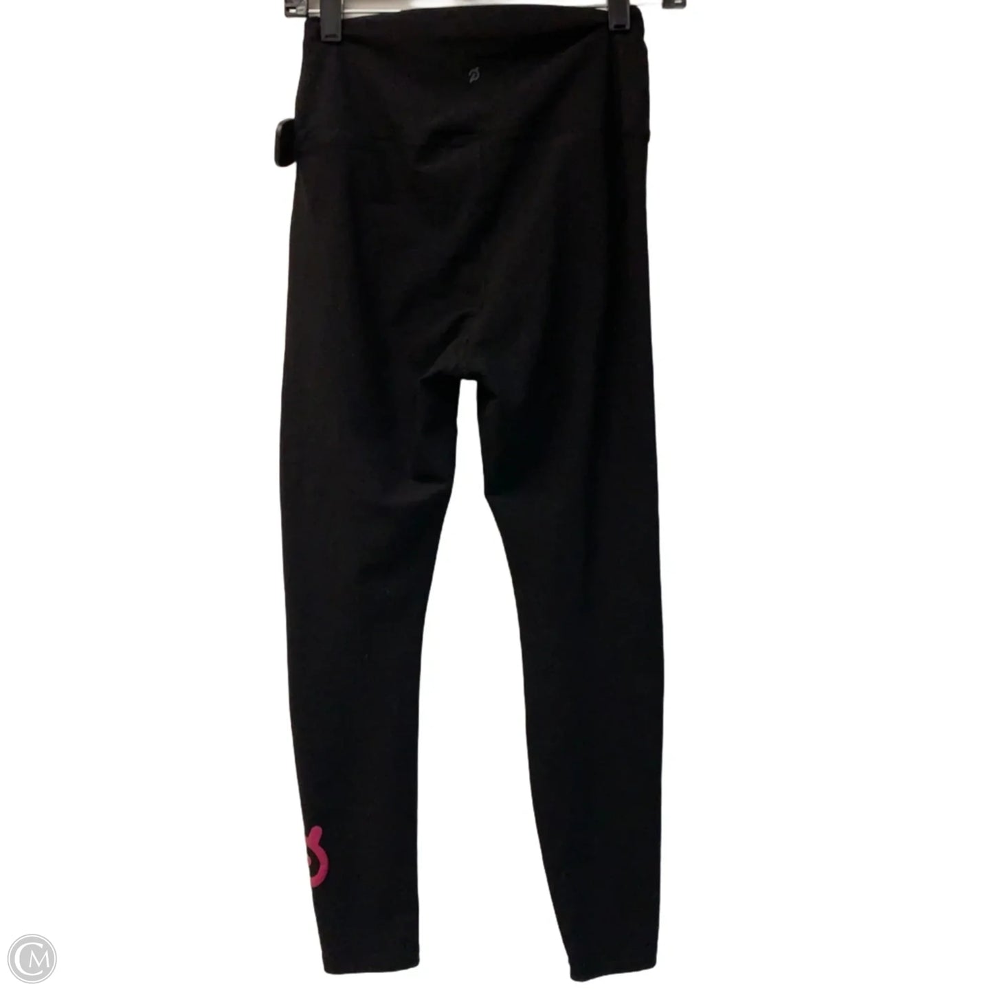 Athletic Leggings By Peloton In Black & Pink, Size: M