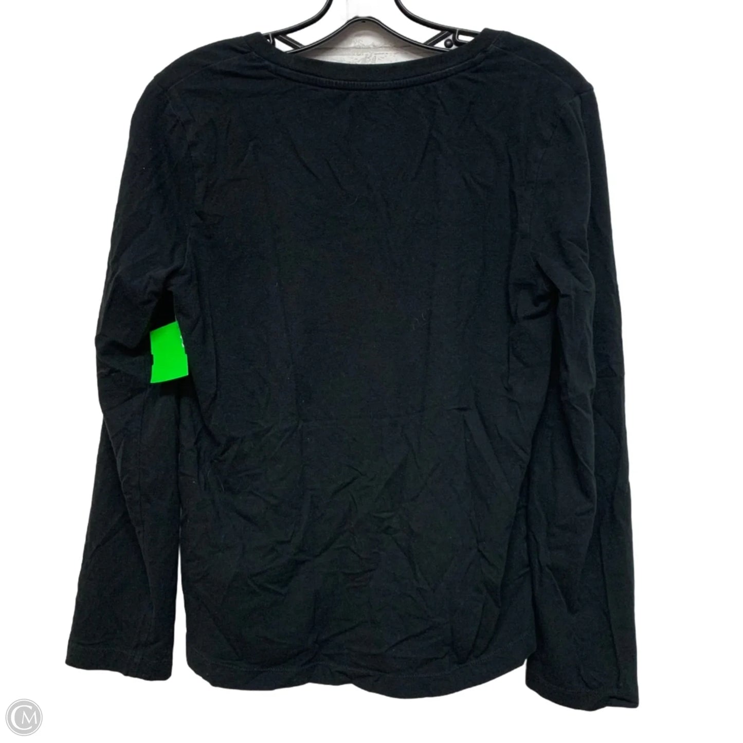 Top Long Sleeve By Pajamagram In Black & Red, Size: M