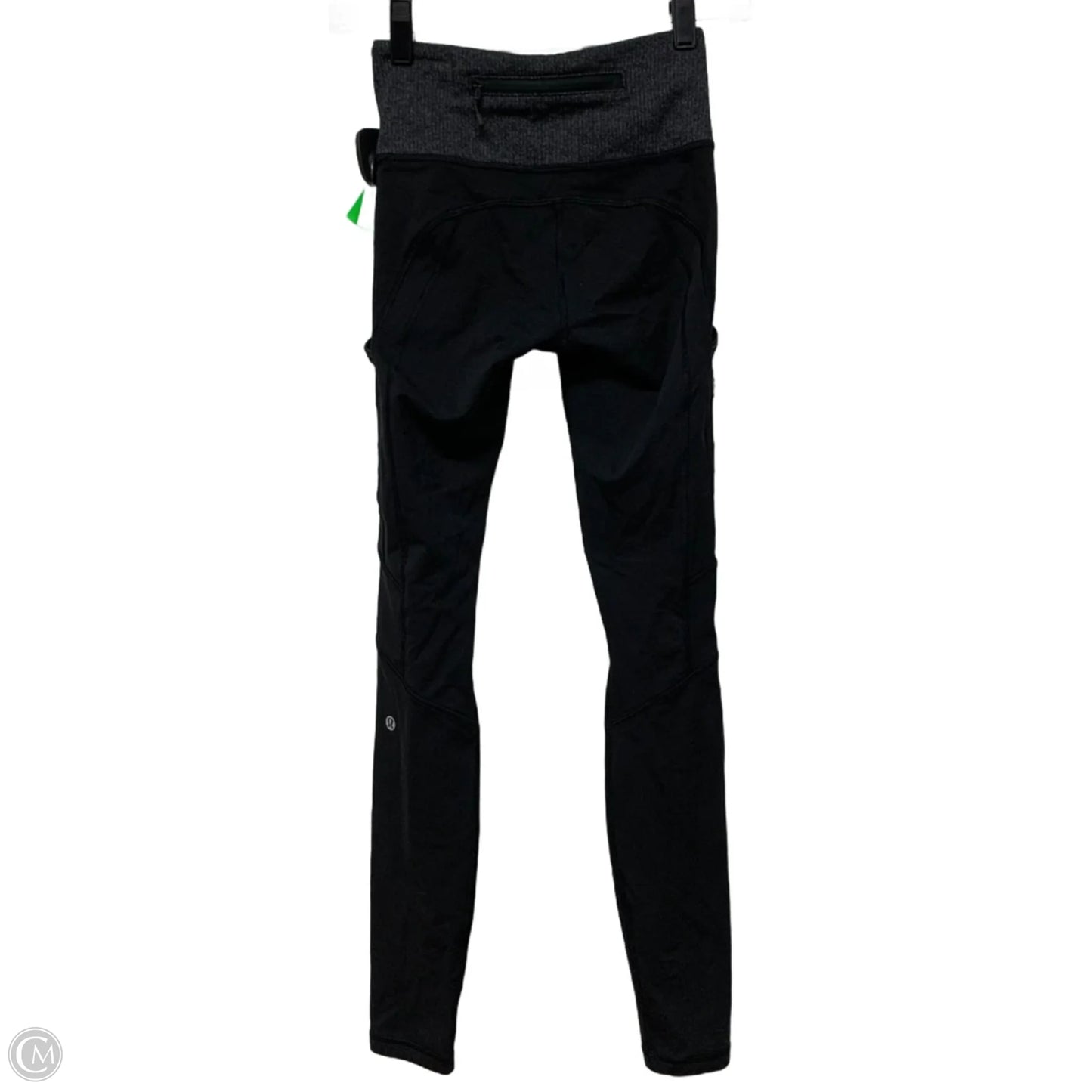 Athletic Leggings By Lululemon In Black & Grey, Size: Xs