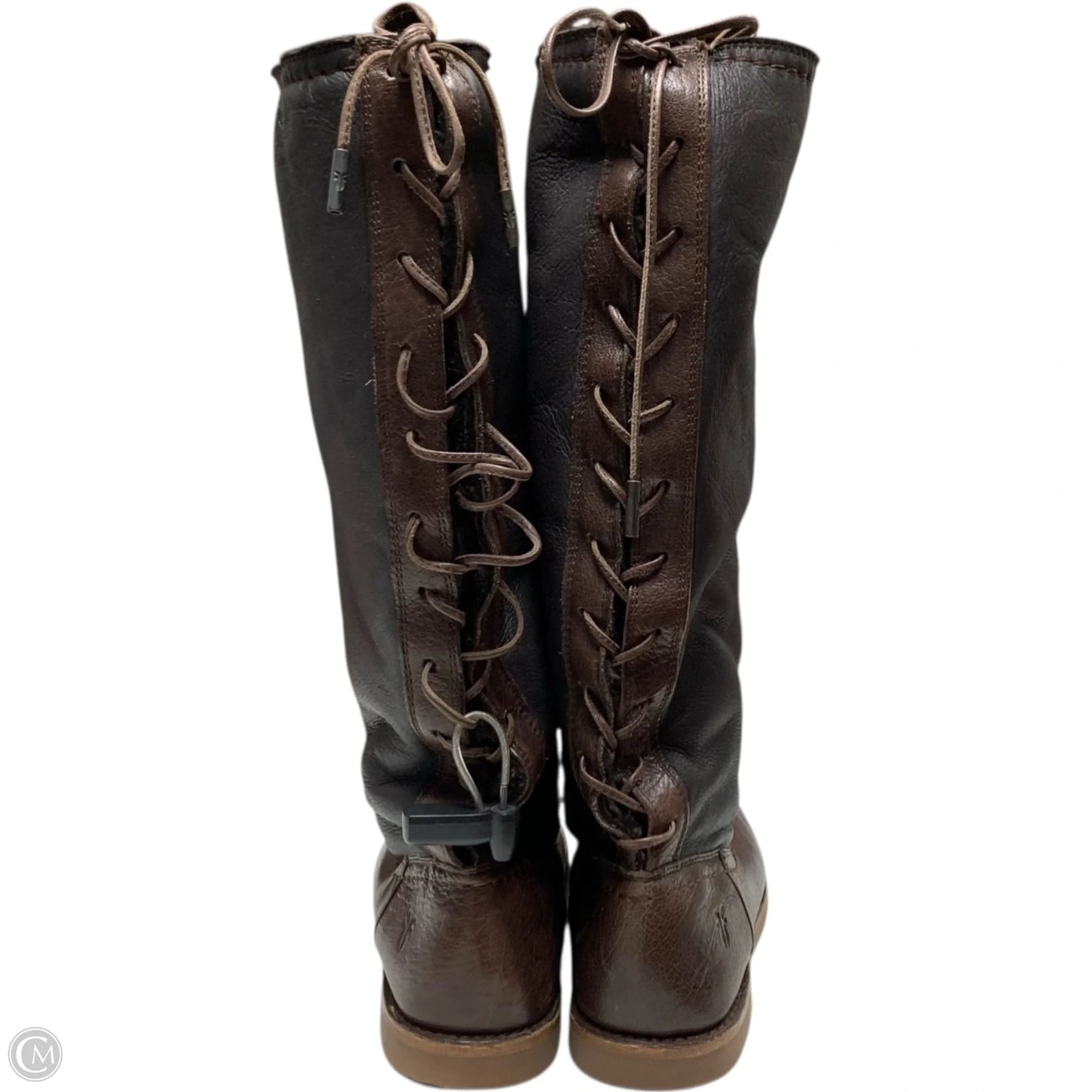 Boots Designer By Frye In Brown, Size: 9